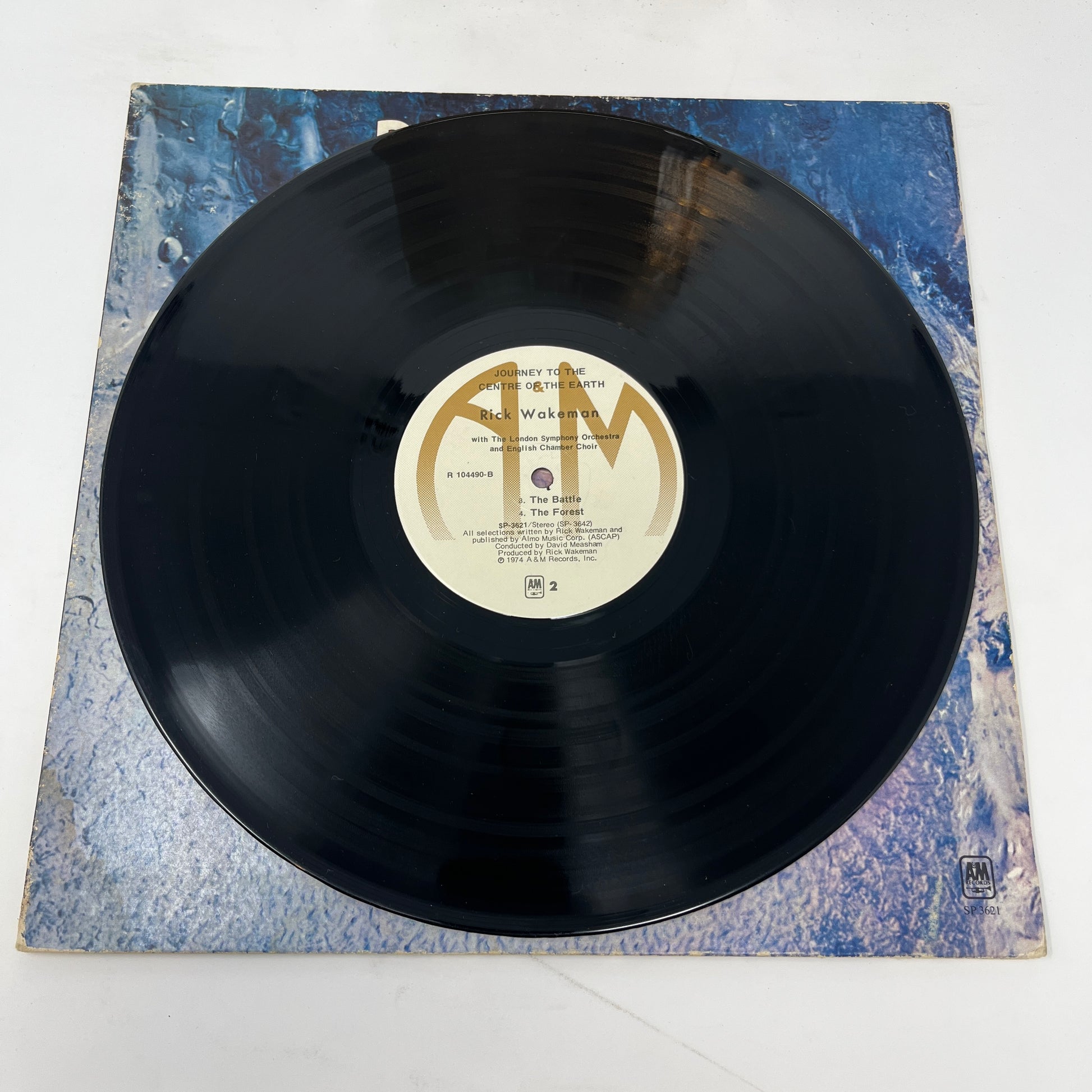 Rick Wakeman : Journey To The Centre Of The Earth (LP,Album,Repress,Club Edition)