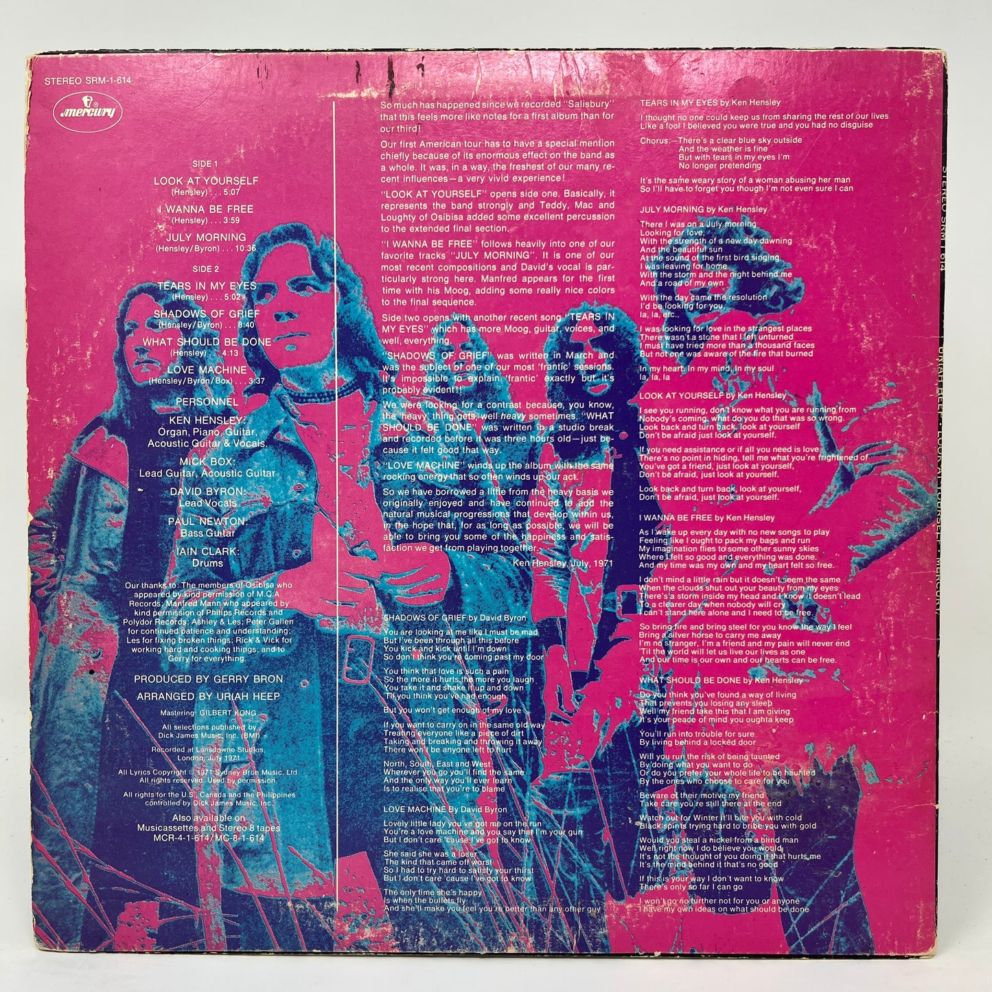 Uriah Heep : Look At Yourself (LP,Album)