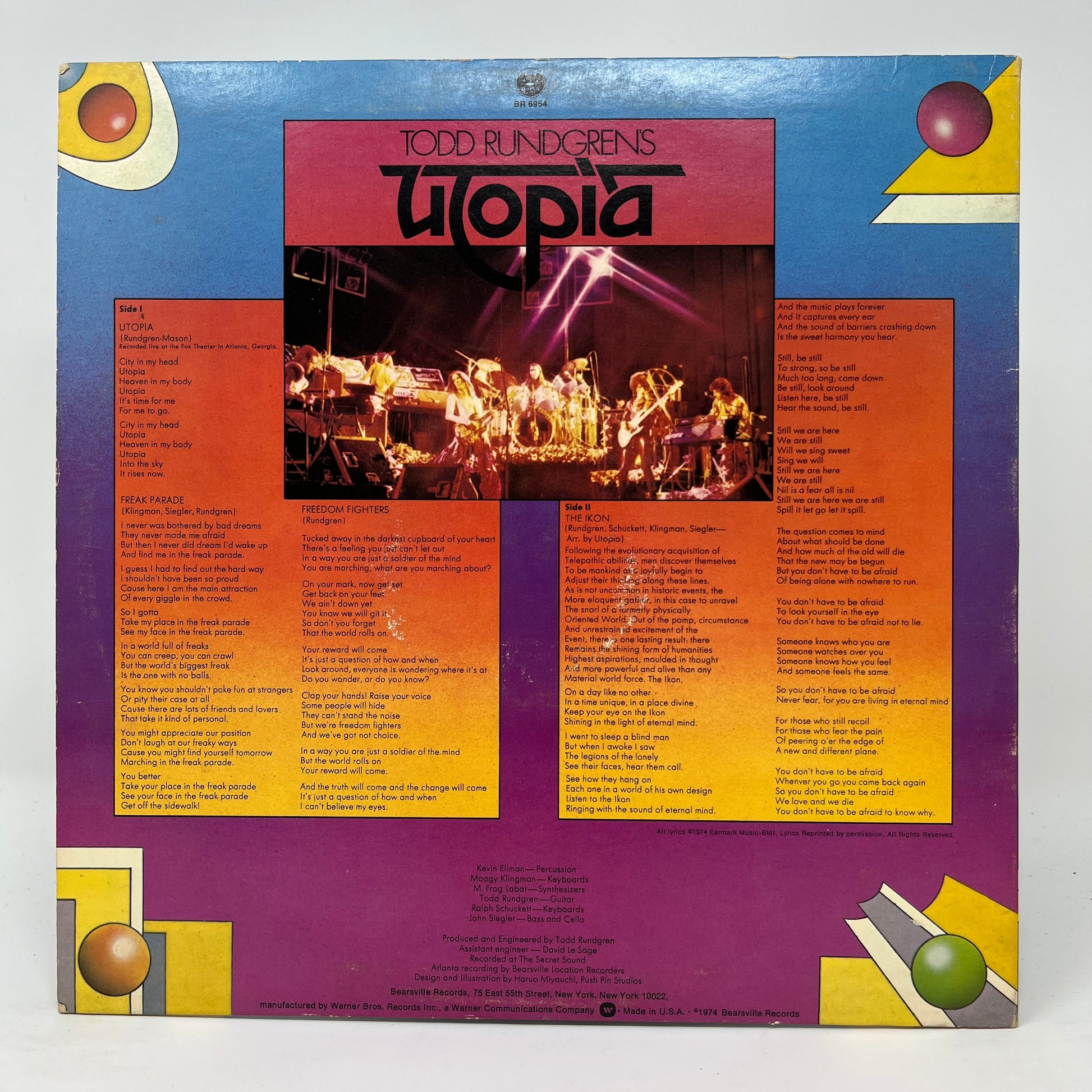 Utopia (5) : Todd Rundgren's Utopia (LP,Album)