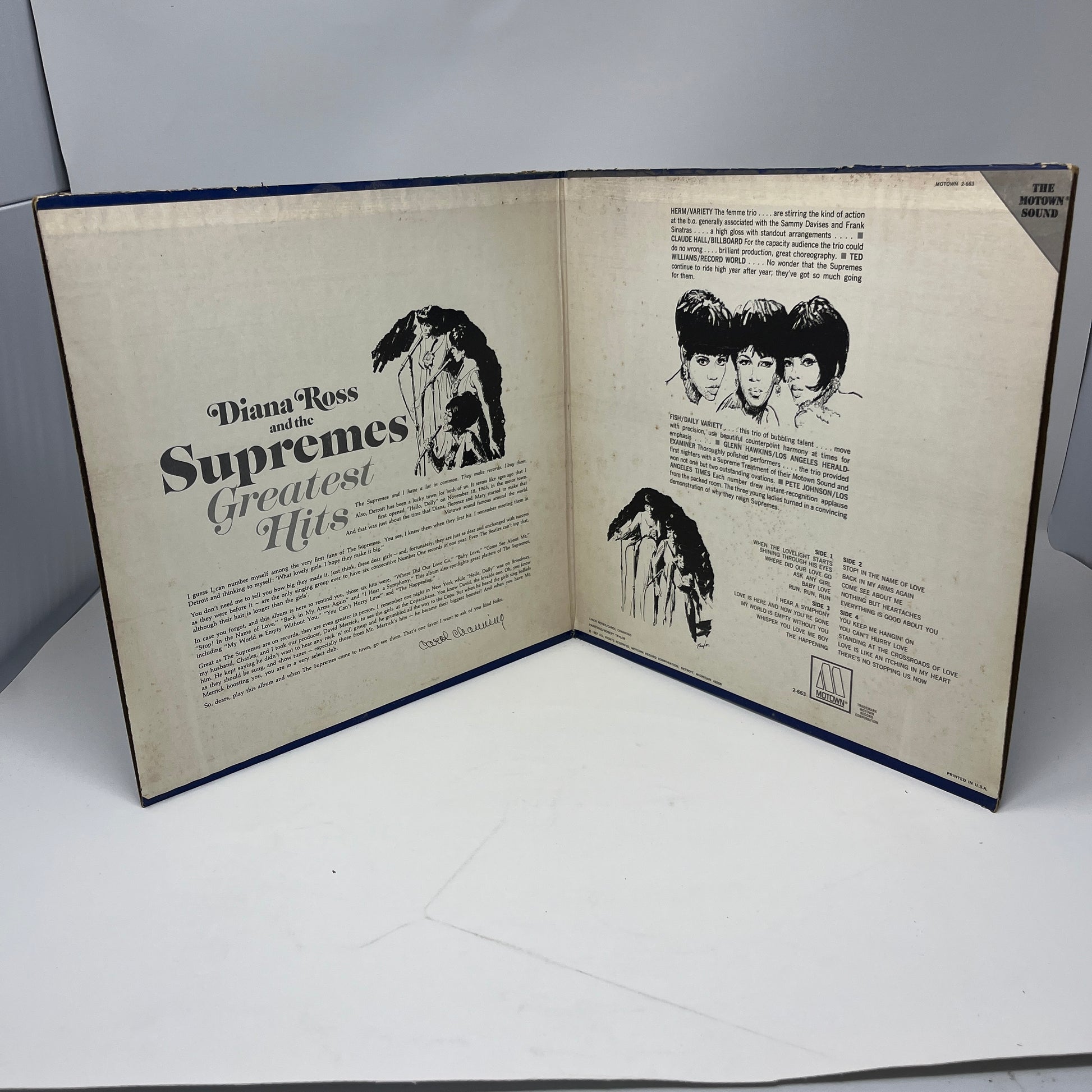 The Supremes : Diana Ross And The Supremes Greatest Hits (LP,Compilation,Stereo)