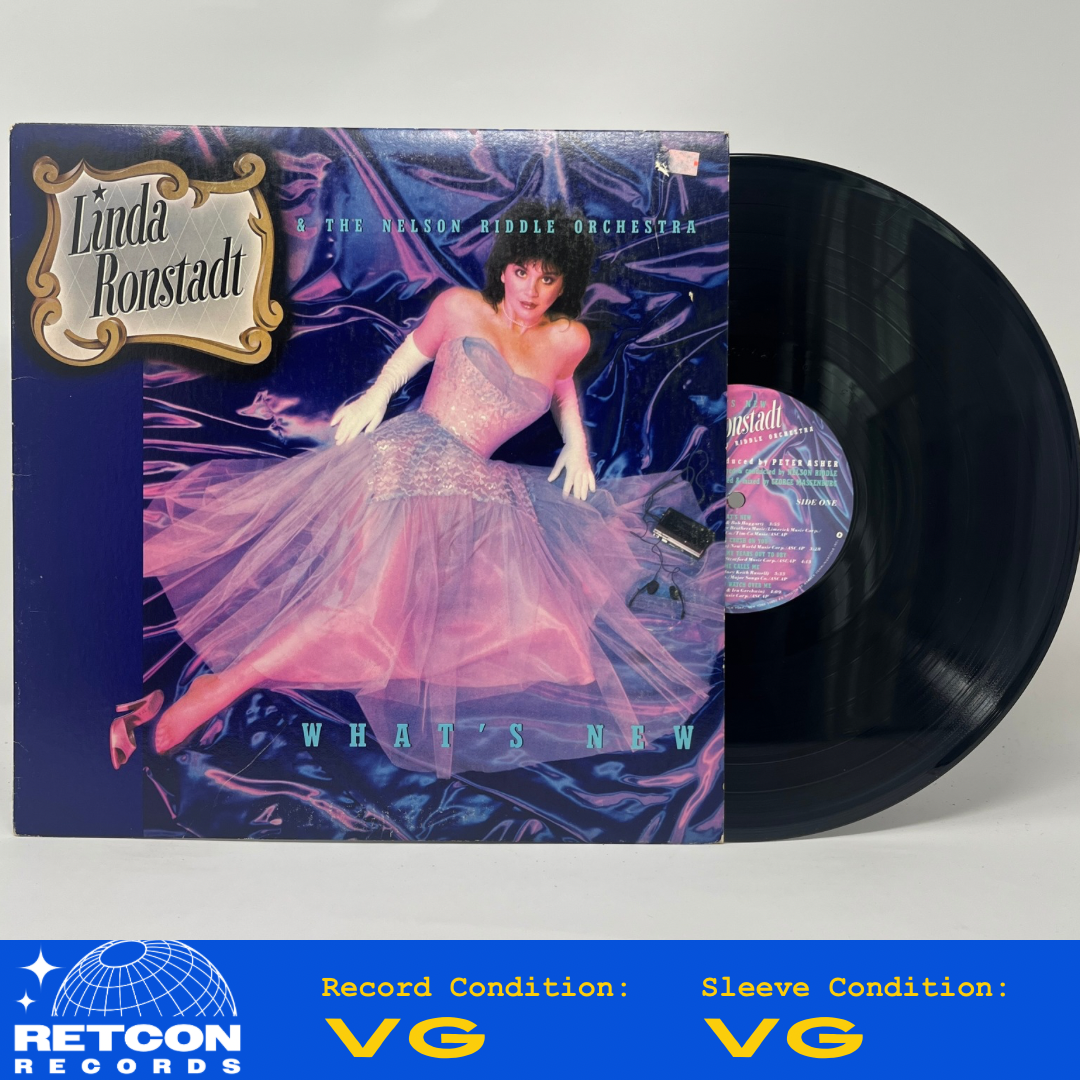 Linda Ronstadt & Nelson Riddle And His Orchestra : What's New (LP,Album,Stereo)