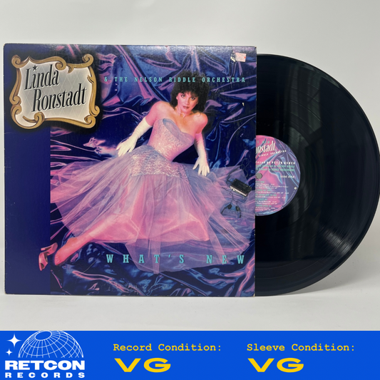 Linda Ronstadt & Nelson Riddle And His Orchestra : What's New (LP,Album,Stereo)