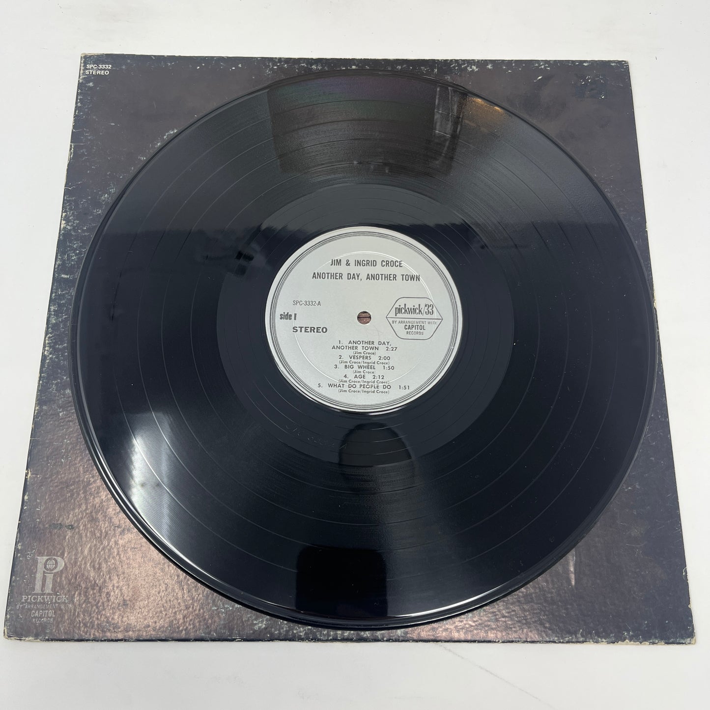 Jim & Ingrid Croce : Another Day, Another Town (LP,Album)