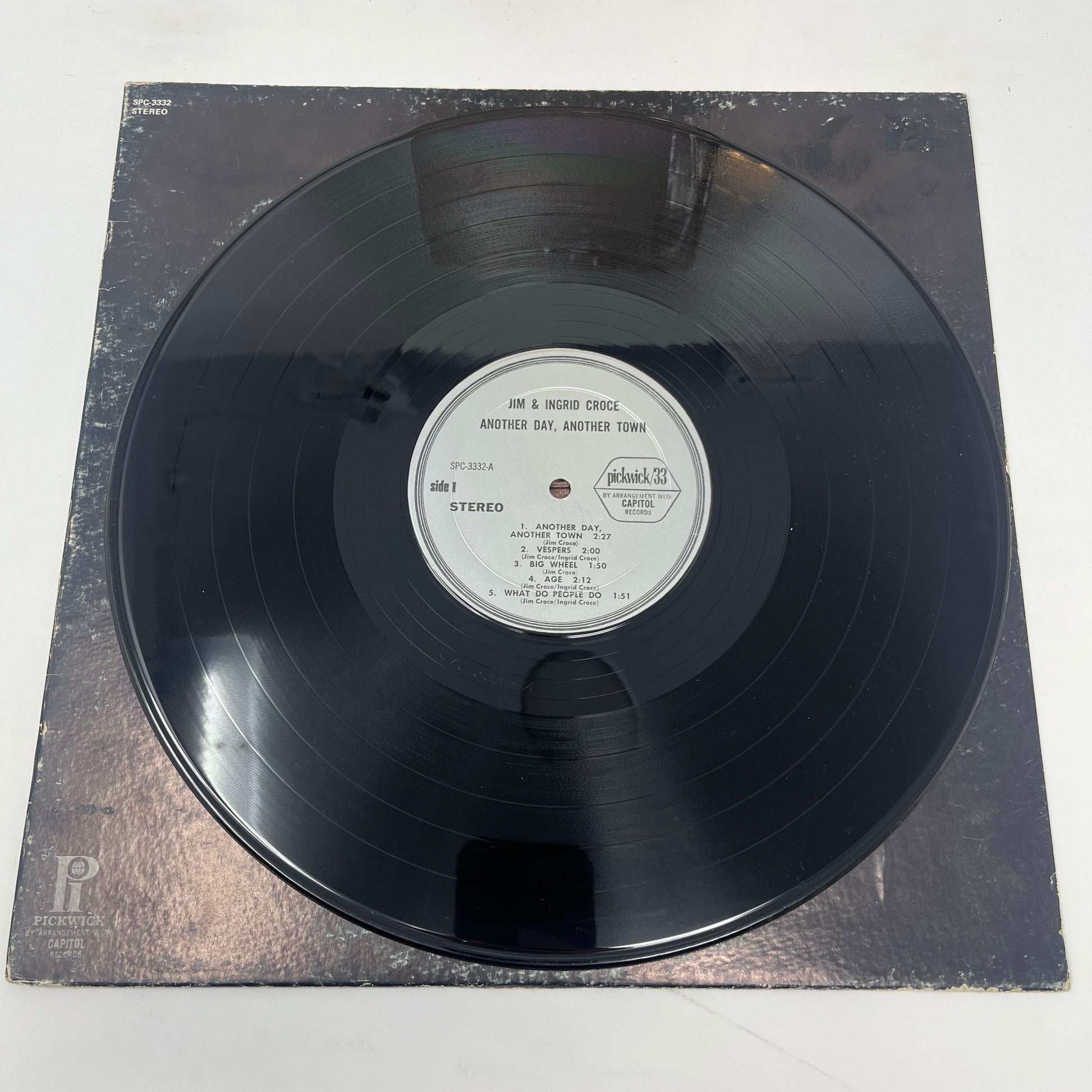 Jim & Ingrid Croce : Another Day, Another Town (LP,Album)