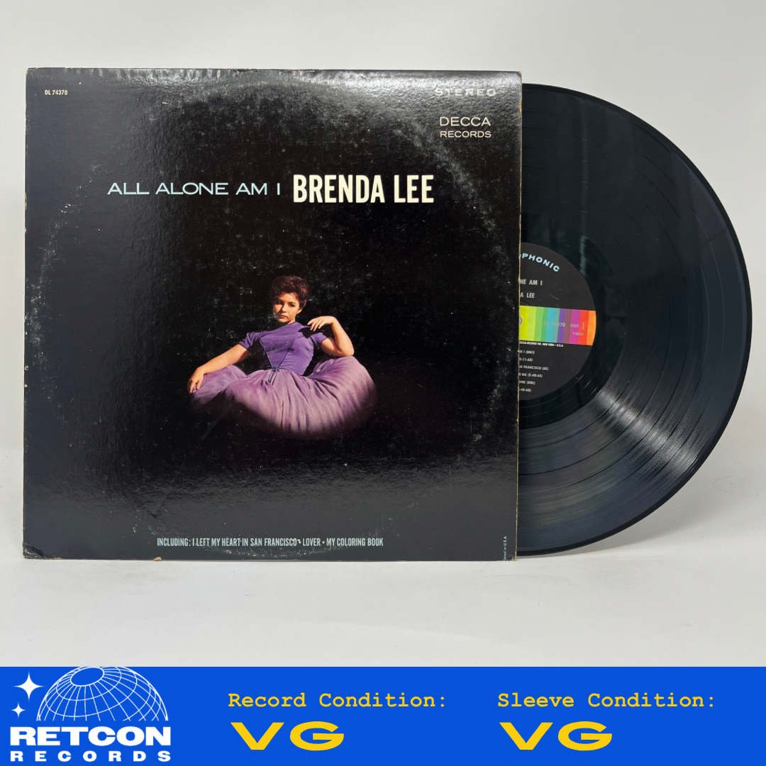 Brenda Lee : All Alone Am I (LP,Album,Stereo)