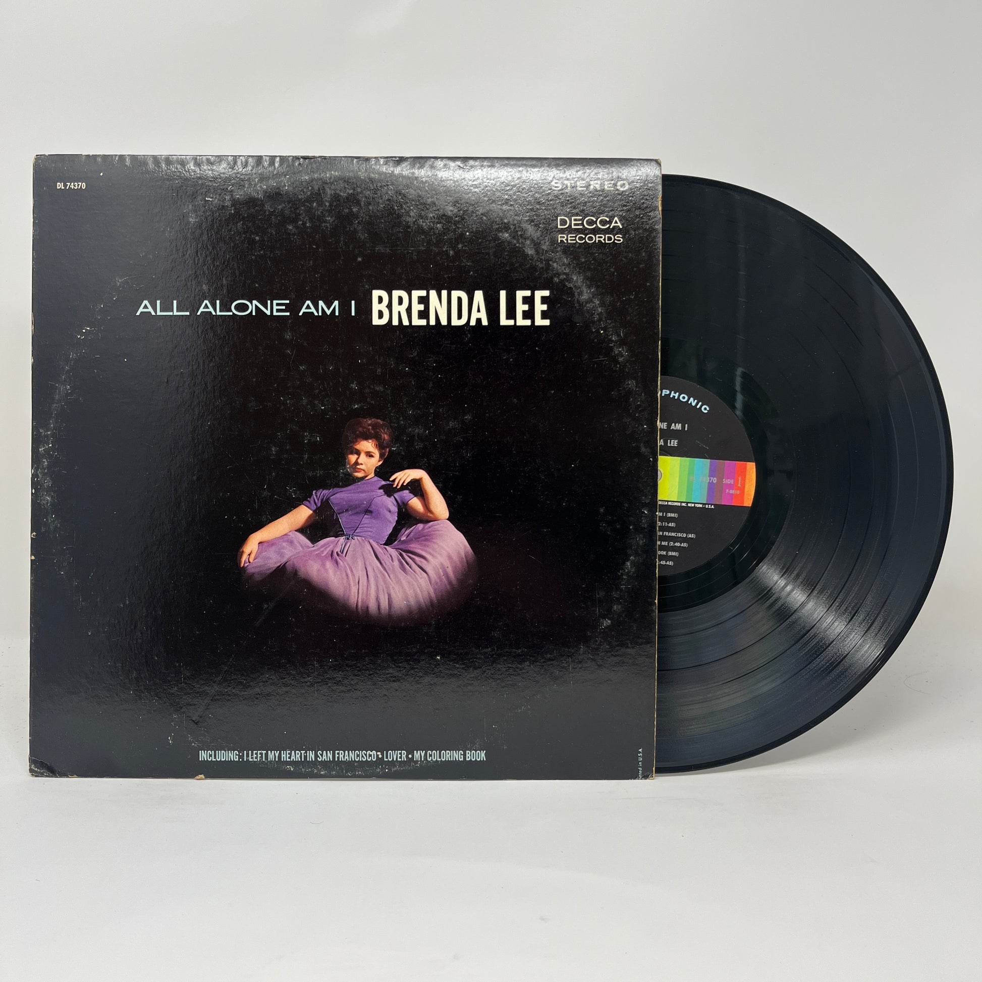 Brenda Lee : All Alone Am I (LP,Album,Stereo)