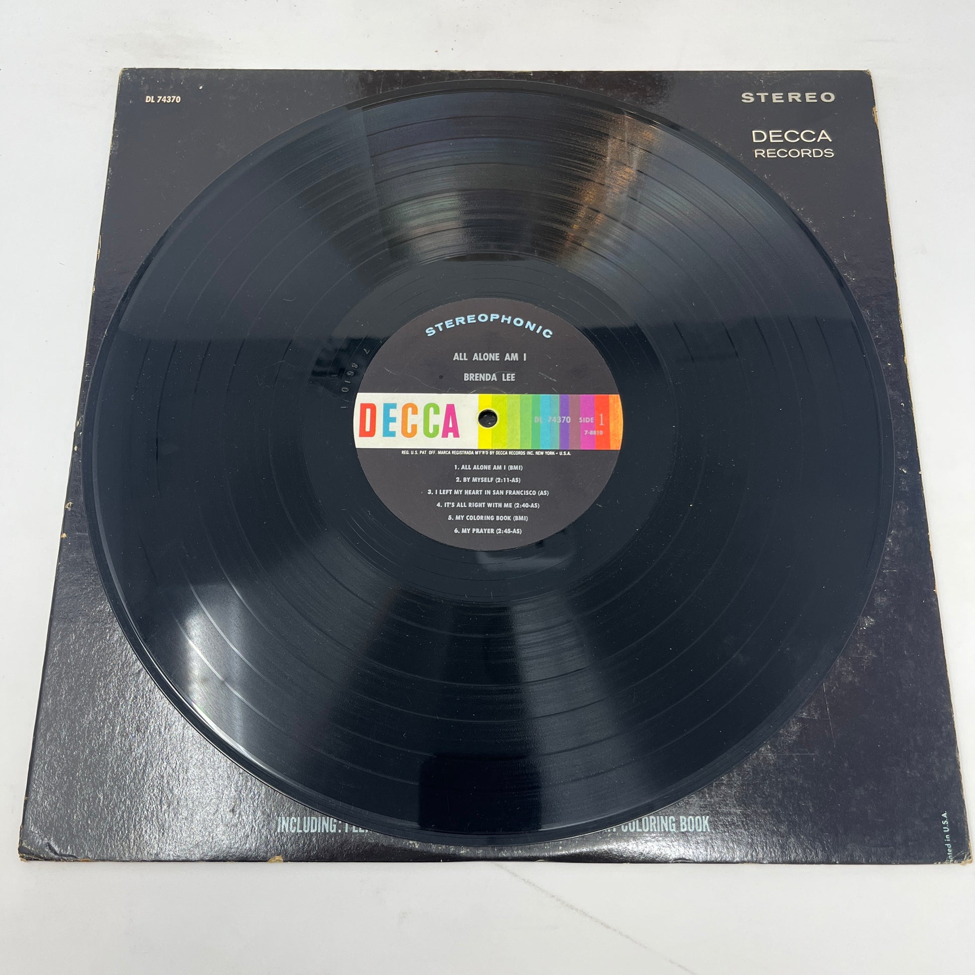 Brenda Lee : All Alone Am I (LP,Album,Stereo)