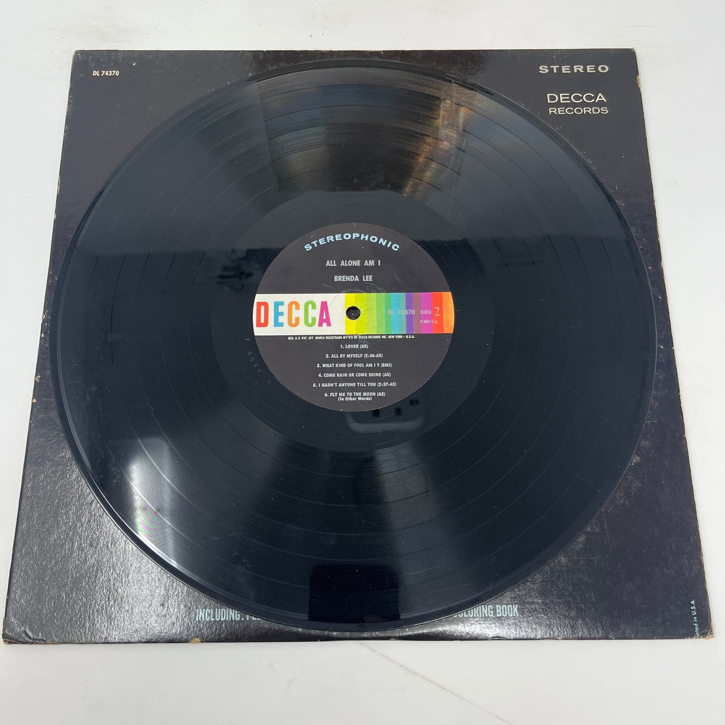 Brenda Lee : All Alone Am I (LP,Album,Stereo)