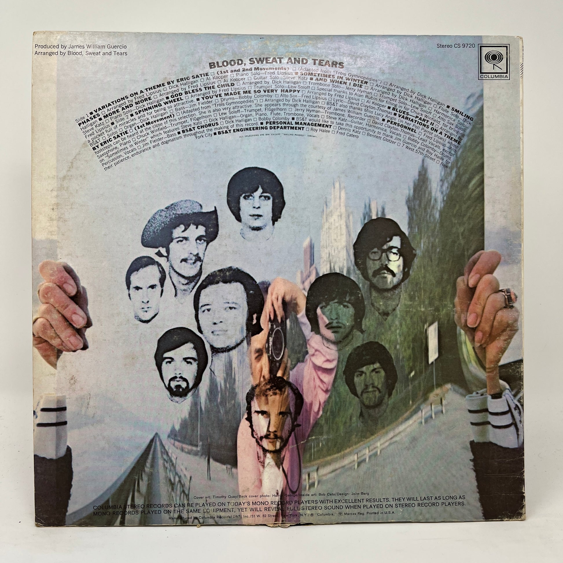 Blood, Sweat And Tears : Blood, Sweat & Tears (LP,Album,Stereo)