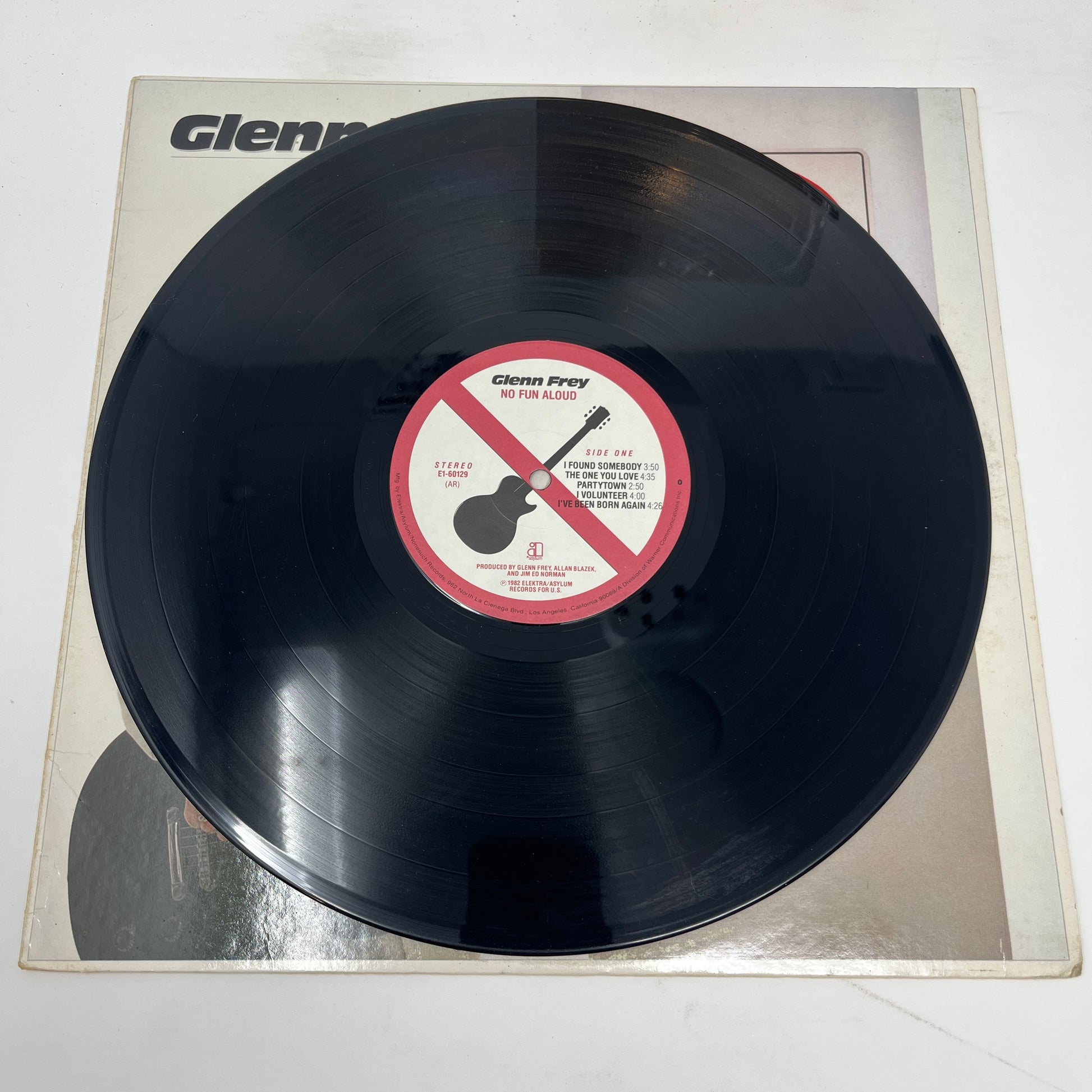 Glenn Frey : No Fun Aloud (LP,Album,Stereo)