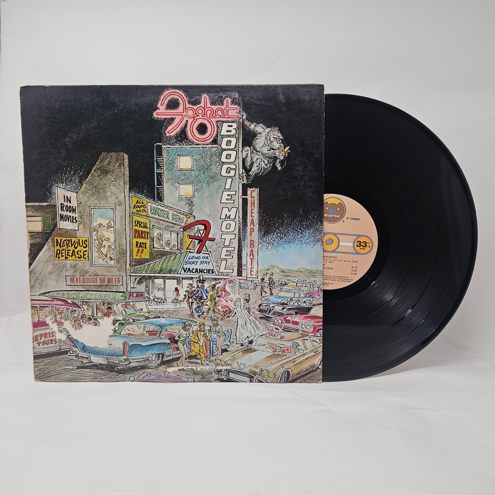 Foghat : Boogie Motel (LP,Album,Club Edition)