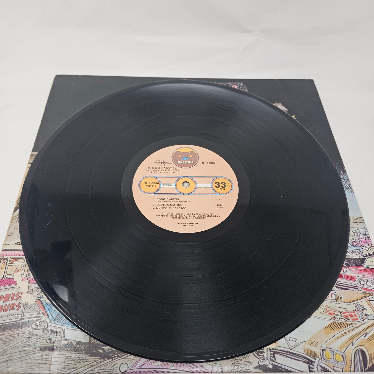 Foghat : Boogie Motel (LP,Album,Club Edition)