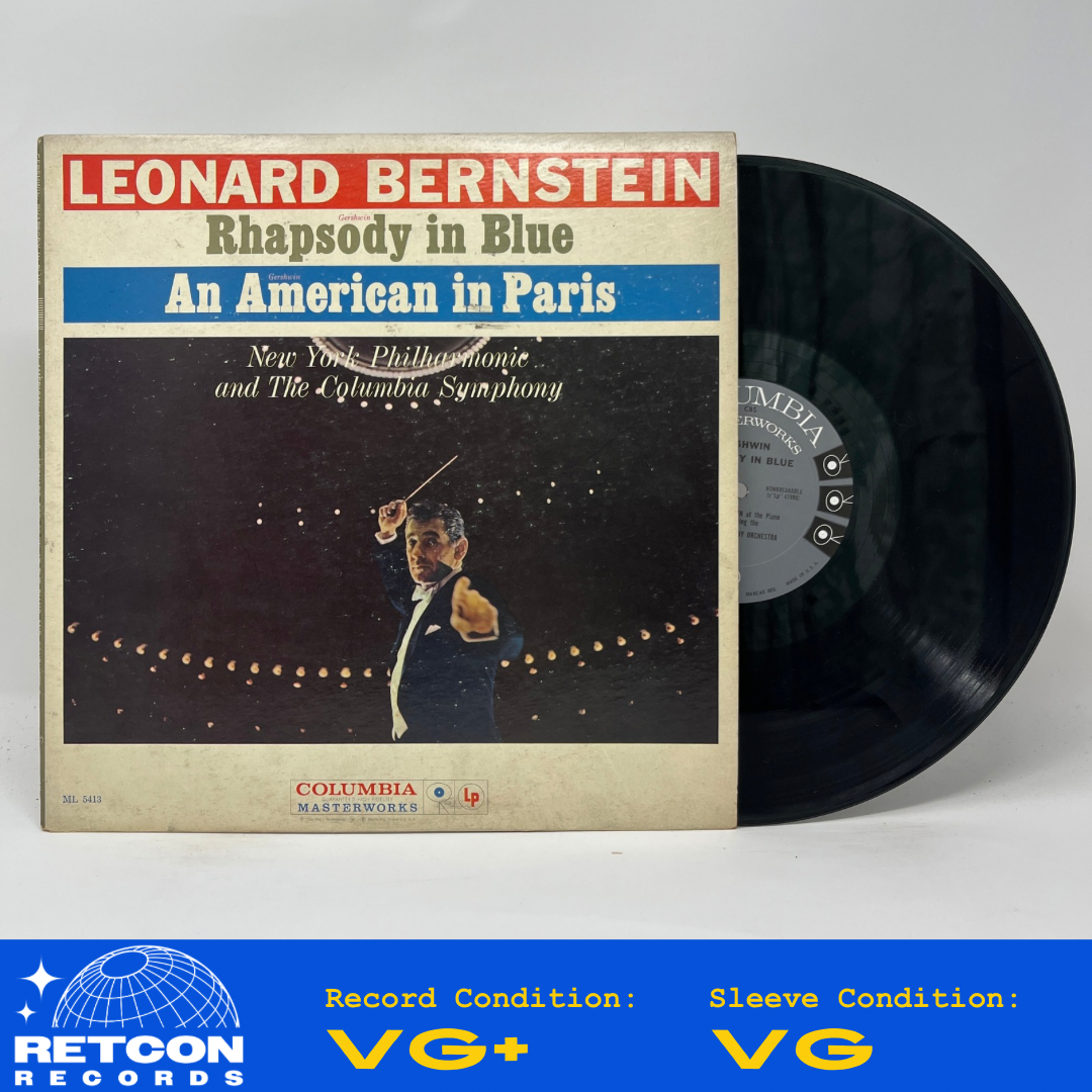 George Gershwin, Leonard Bernstein : Rhapsody In Blue / An American In Paris (LP,Mono)