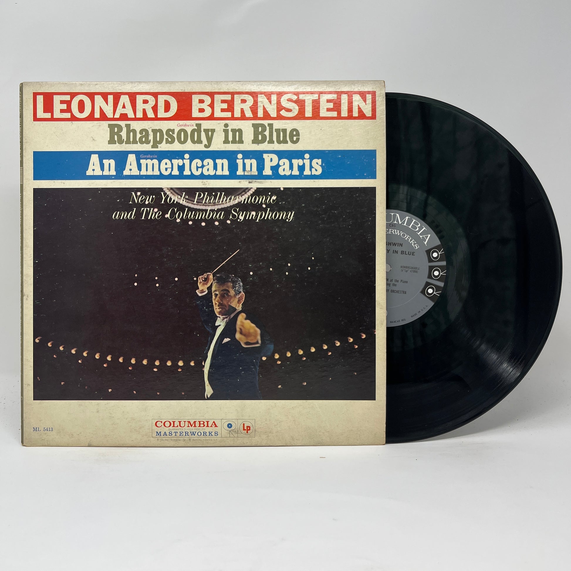 George Gershwin, Leonard Bernstein : Rhapsody In Blue / An American In Paris (LP,Mono)
