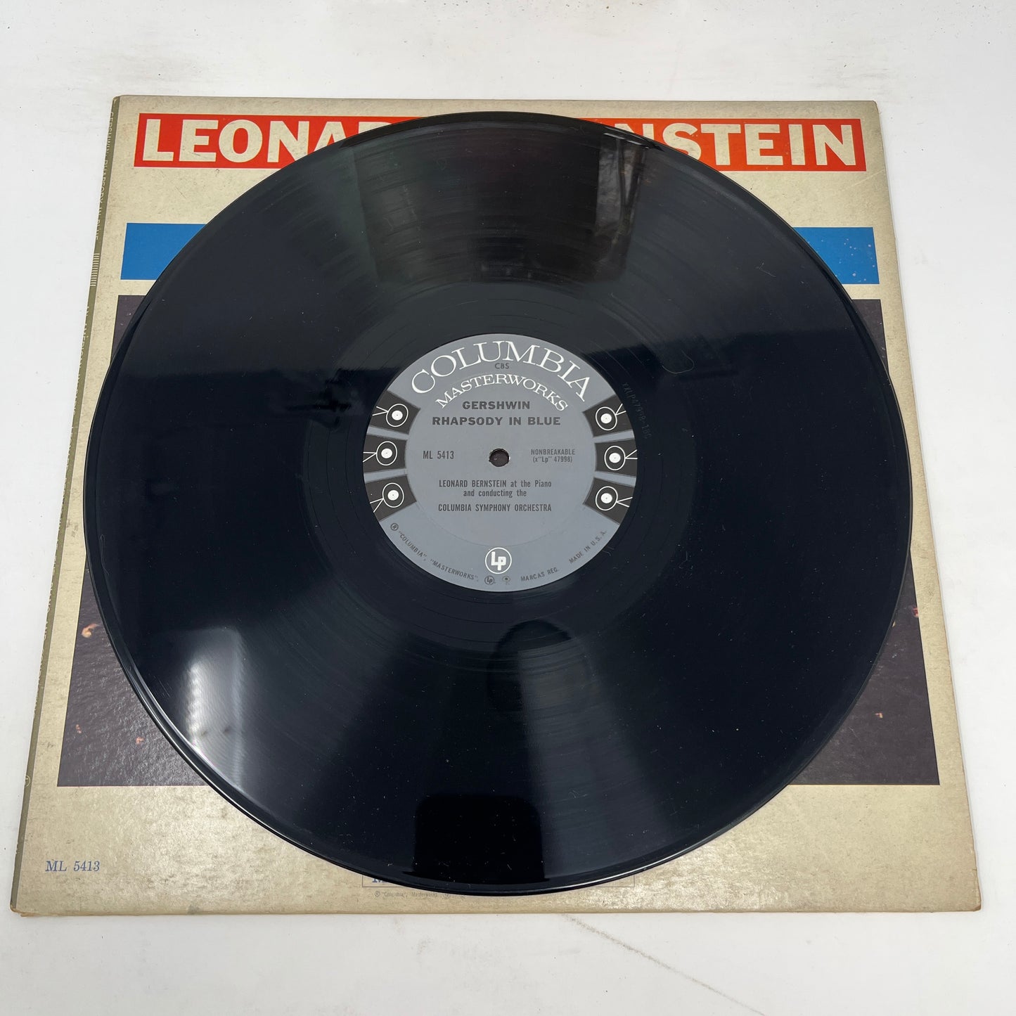 George Gershwin, Leonard Bernstein : Rhapsody In Blue / An American In Paris (LP,Mono)