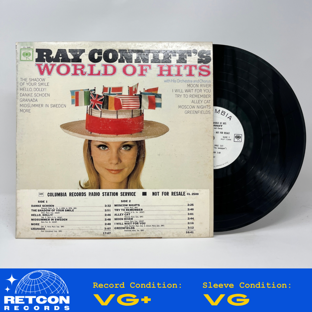 Ray Conniff And His Orchestra & Chorus : Ray Conniff's World Of Hits (LP,Album,Mono)