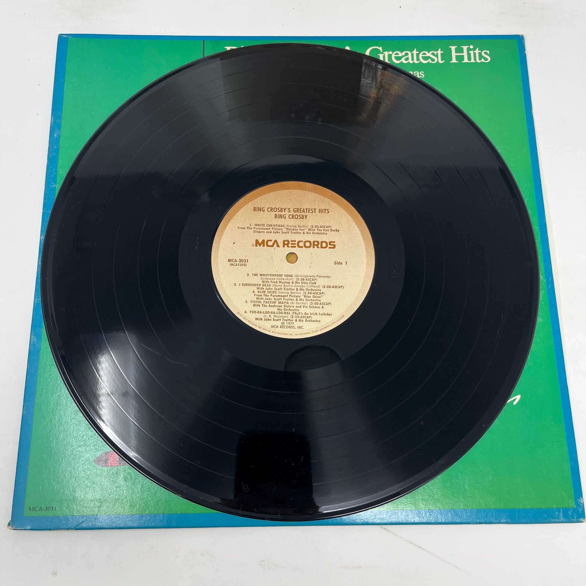 Bing Crosby : Bing Crosby's Greatest Hits (Includes White Christmas) (LP,Compilation)