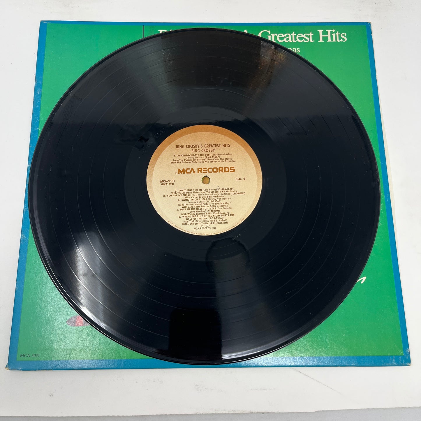 Bing Crosby : Bing Crosby's Greatest Hits (Includes White Christmas) (LP,Compilation)