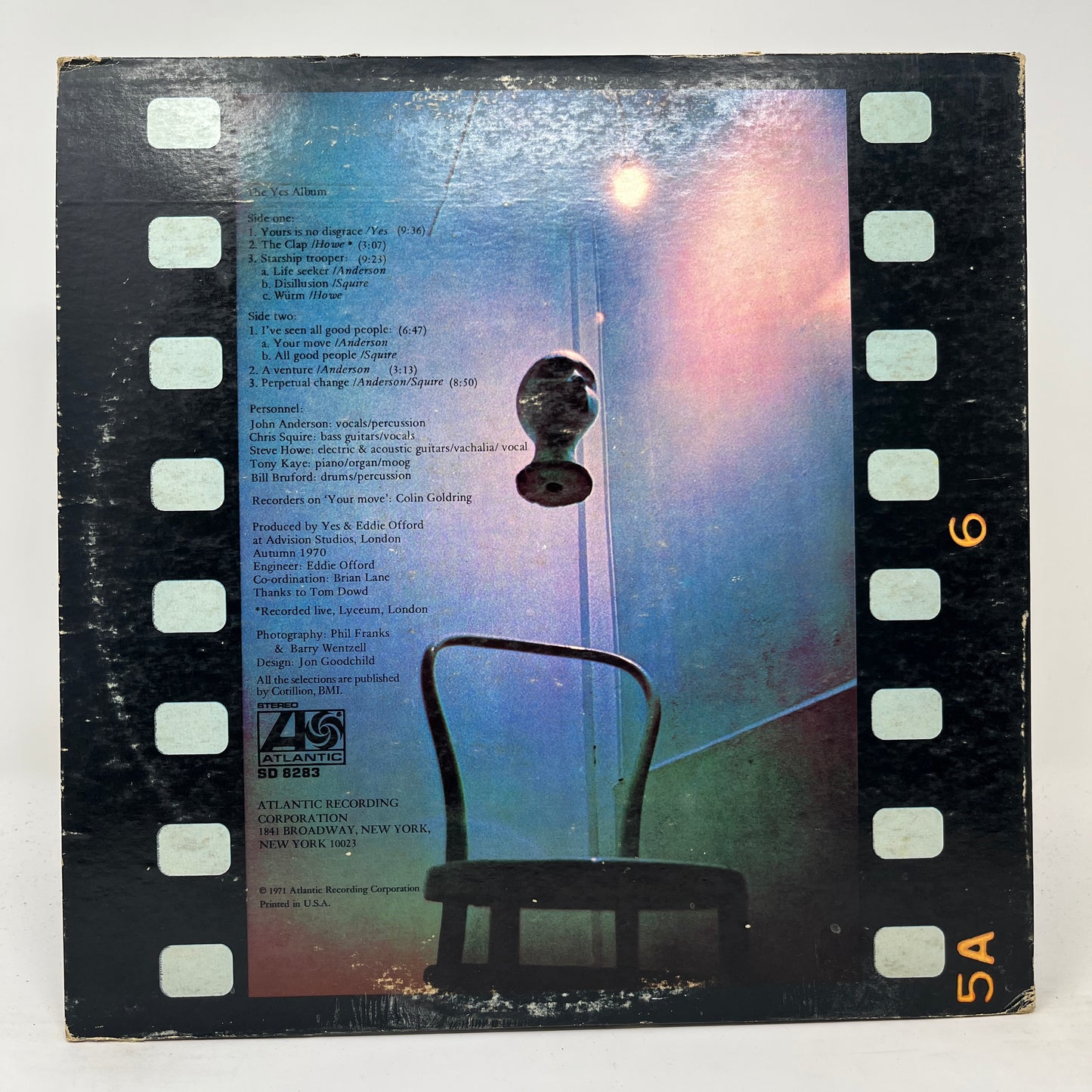Yes : The Yes Album (LP,Album,Reissue)