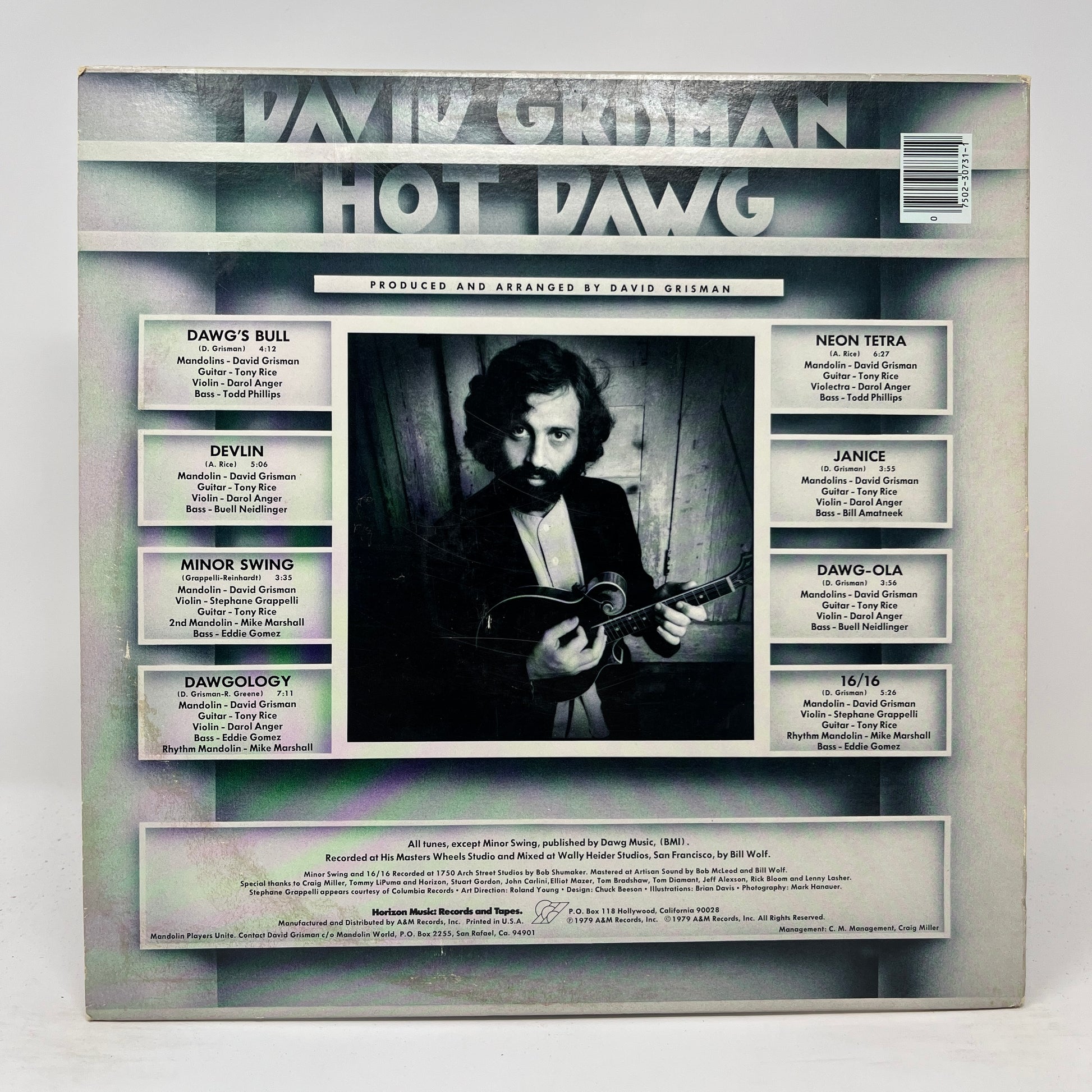 David Grisman : Hot Dawg (LP,Album)