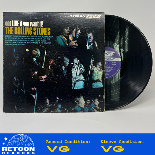 The Rolling Stones : Got Live If You Want It! (LP,Album,Stereo)