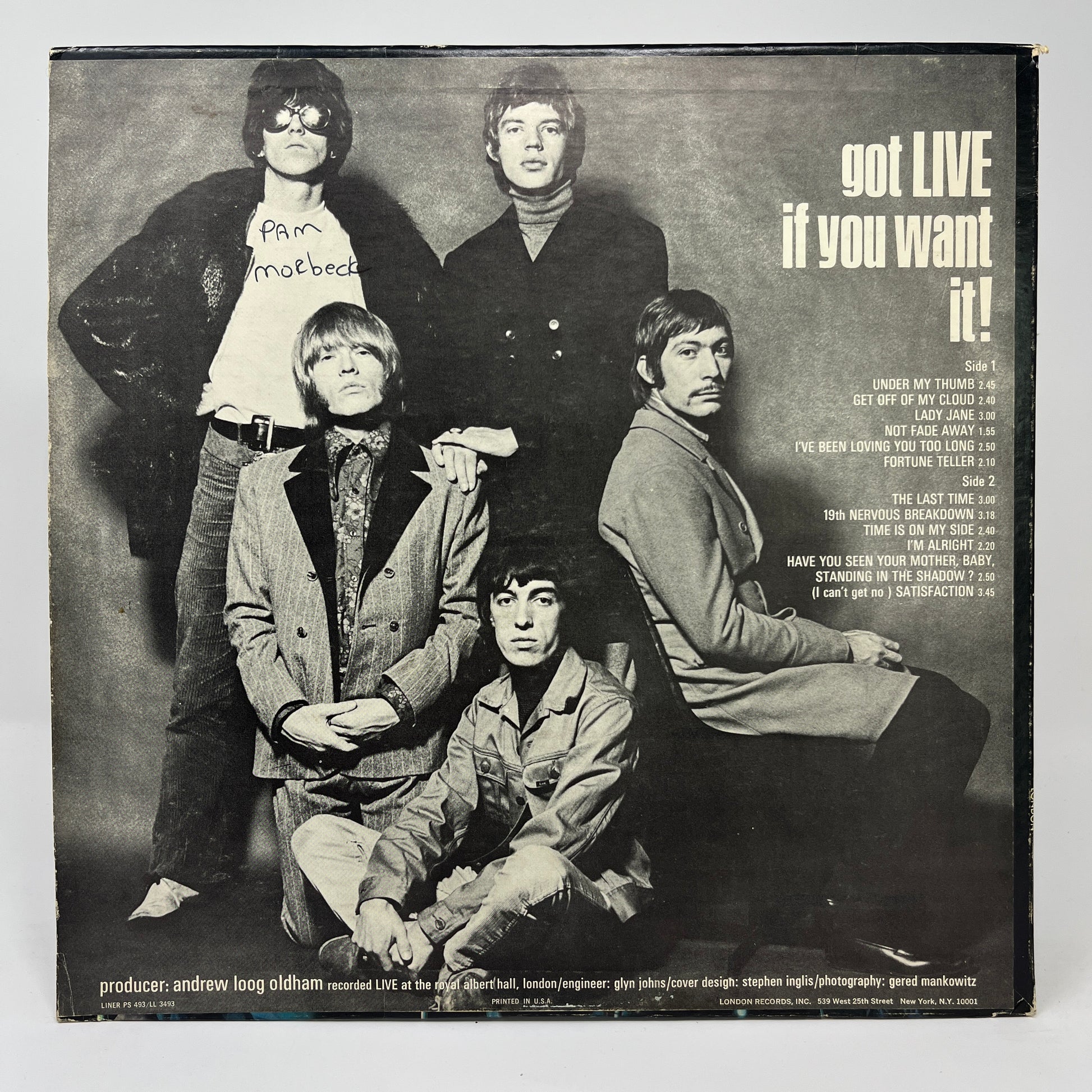 The Rolling Stones : Got Live If You Want It! (LP,Album,Stereo)