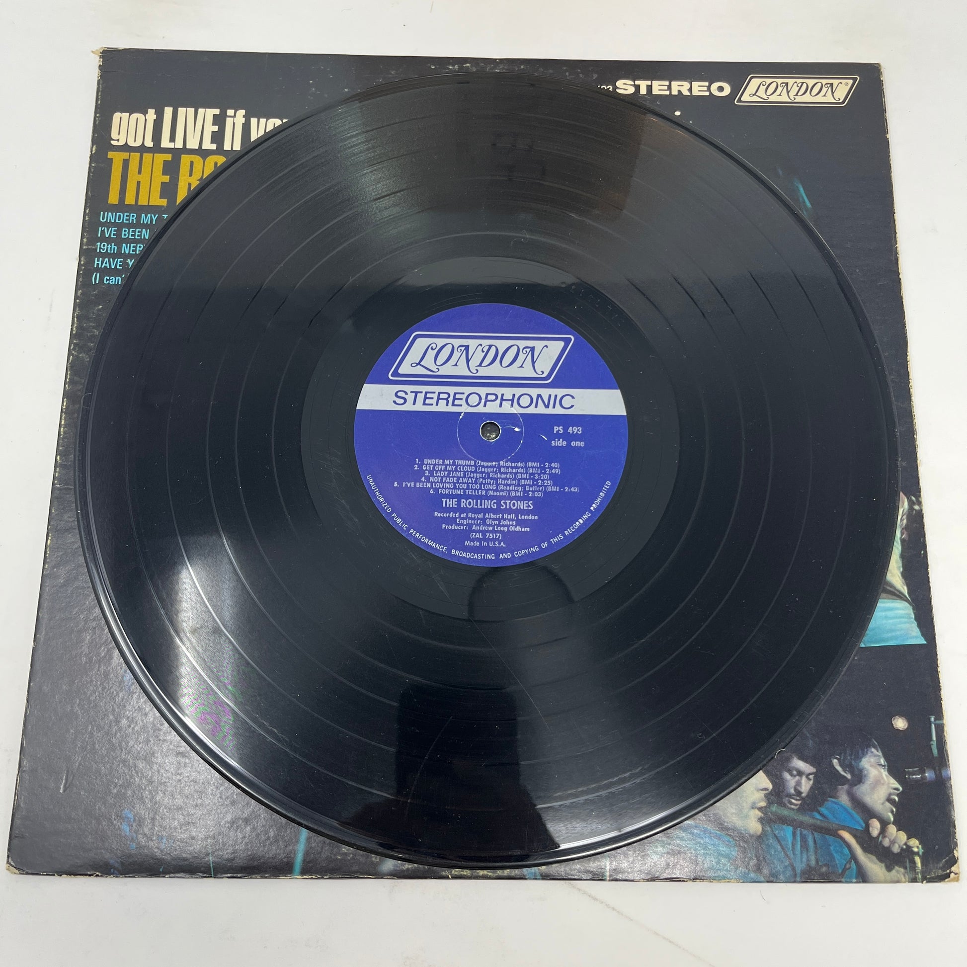 The Rolling Stones : Got Live If You Want It! (LP,Album,Stereo)