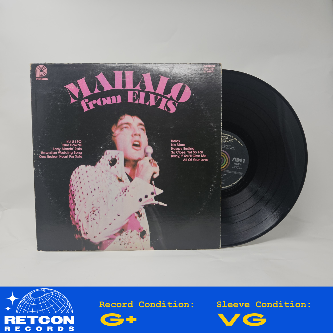 Elvis Presley : Mahalo From Elvis (LP,Compilation,Stereo)