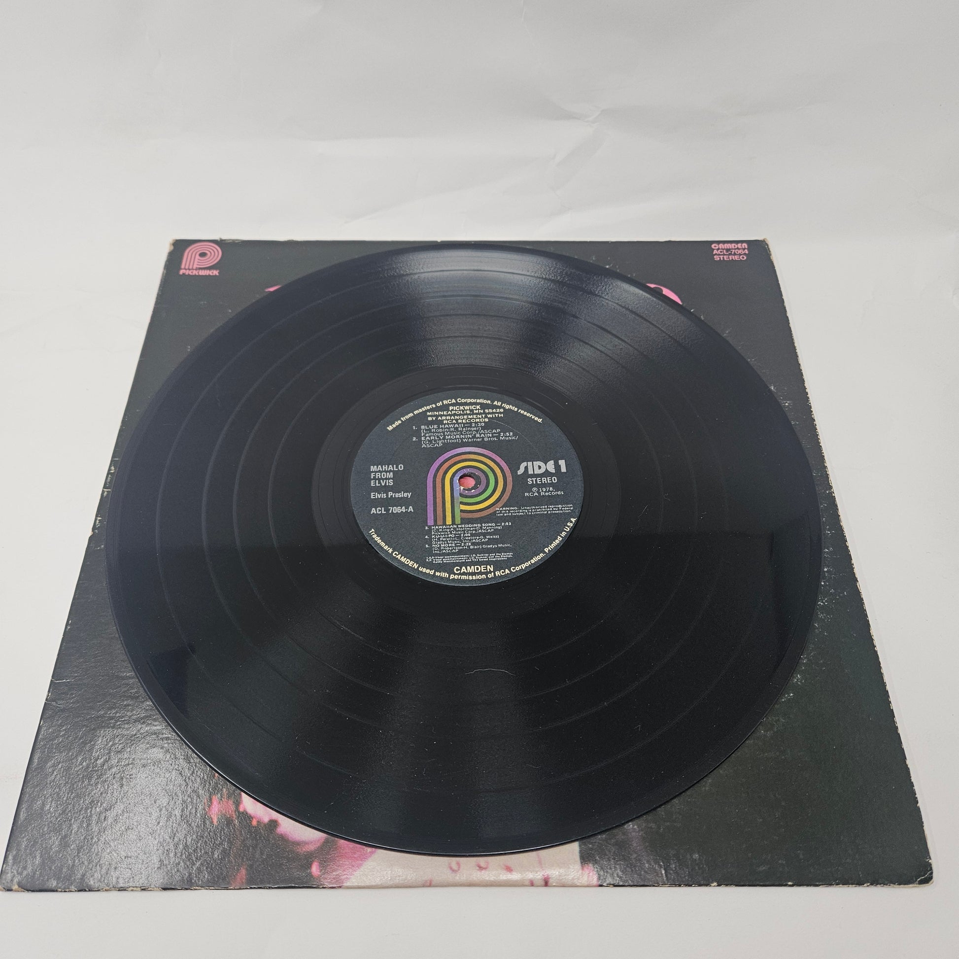 Elvis Presley : Mahalo From Elvis (LP,Compilation,Stereo)