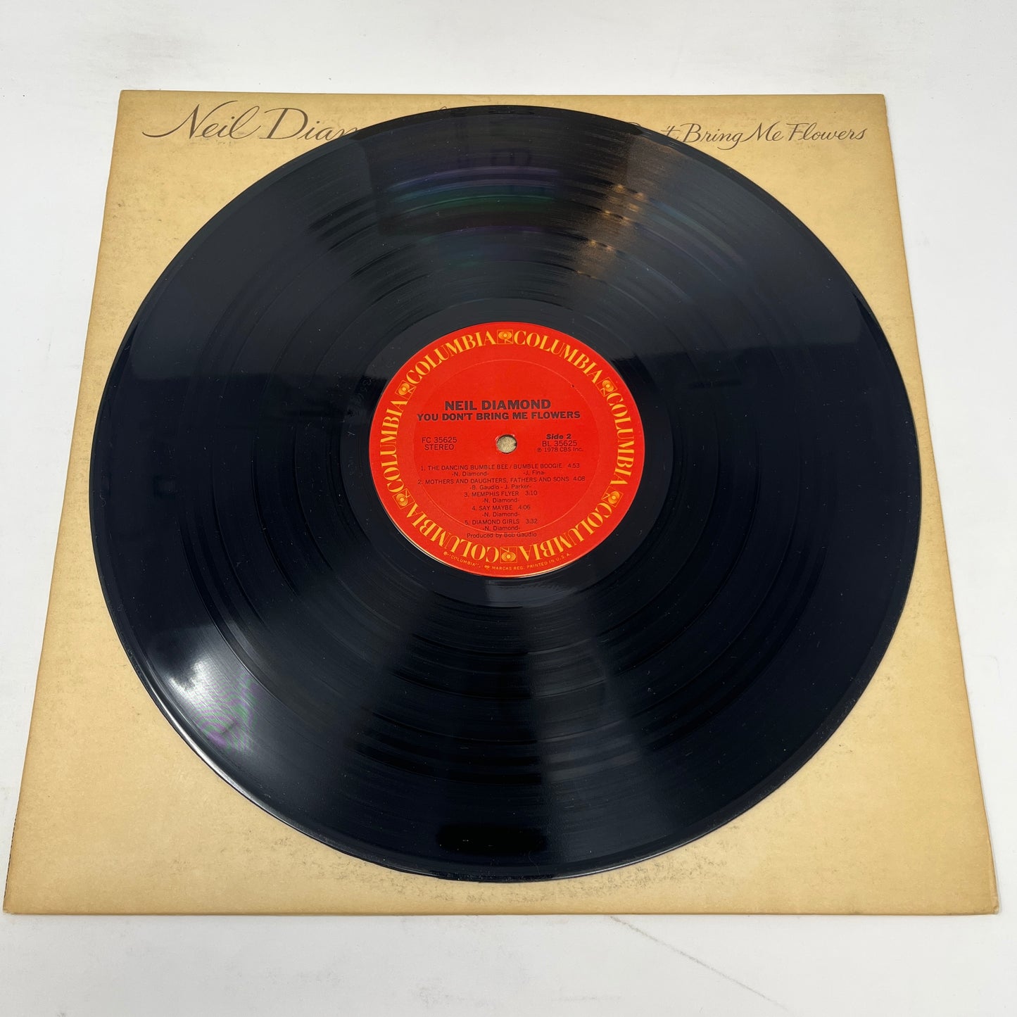 Neil Diamond : You Don't Bring Me Flowers (LP,Album)