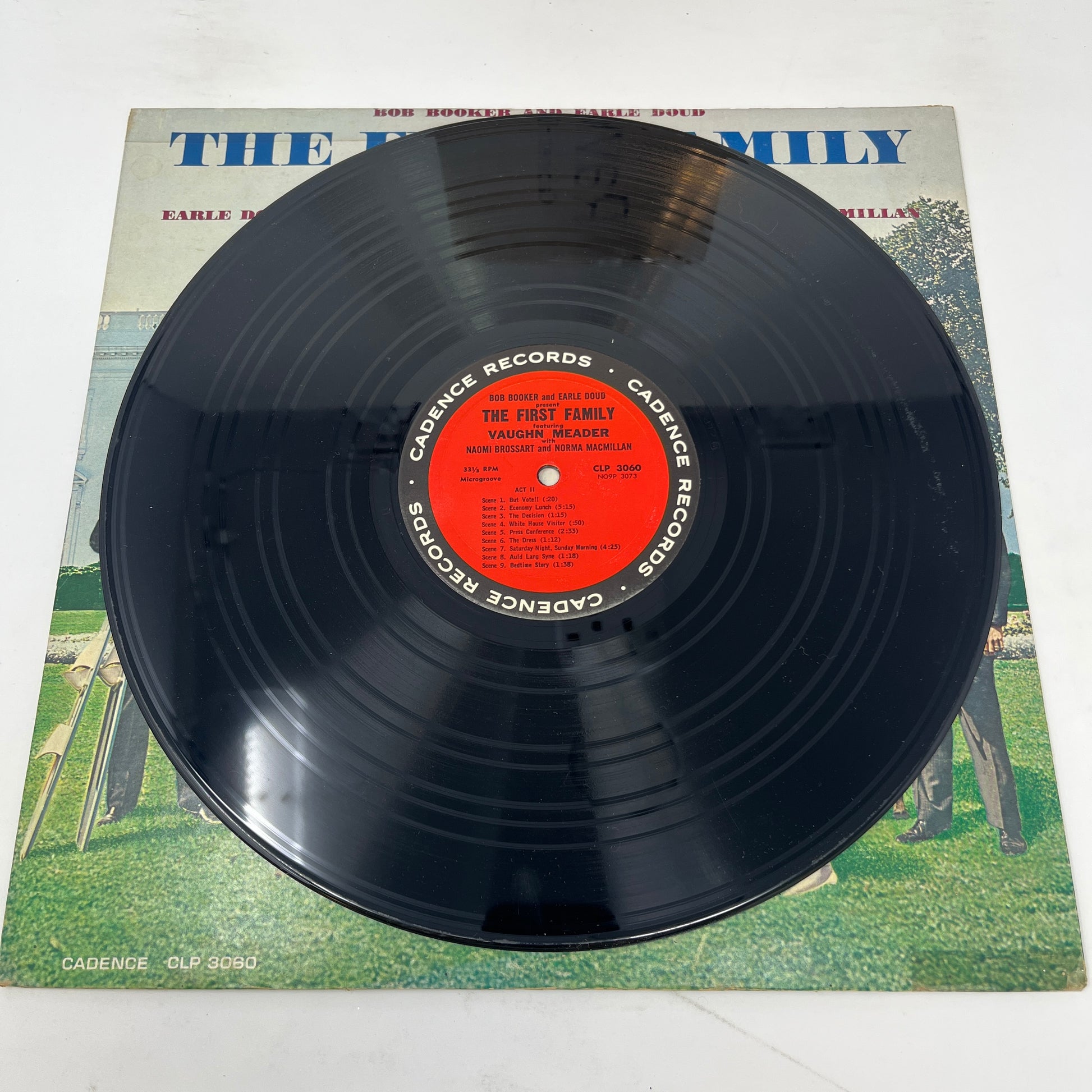 Bob Booker And Earle Doud Featuring Vaughn Meader : The First Family (LP,Album,Mono)