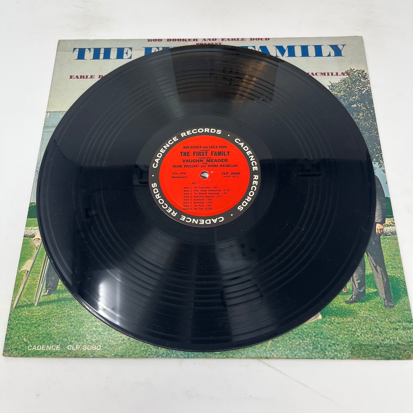 Bob Booker And Earle Doud Featuring Vaughn Meader : The First Family (LP,Album,Mono)