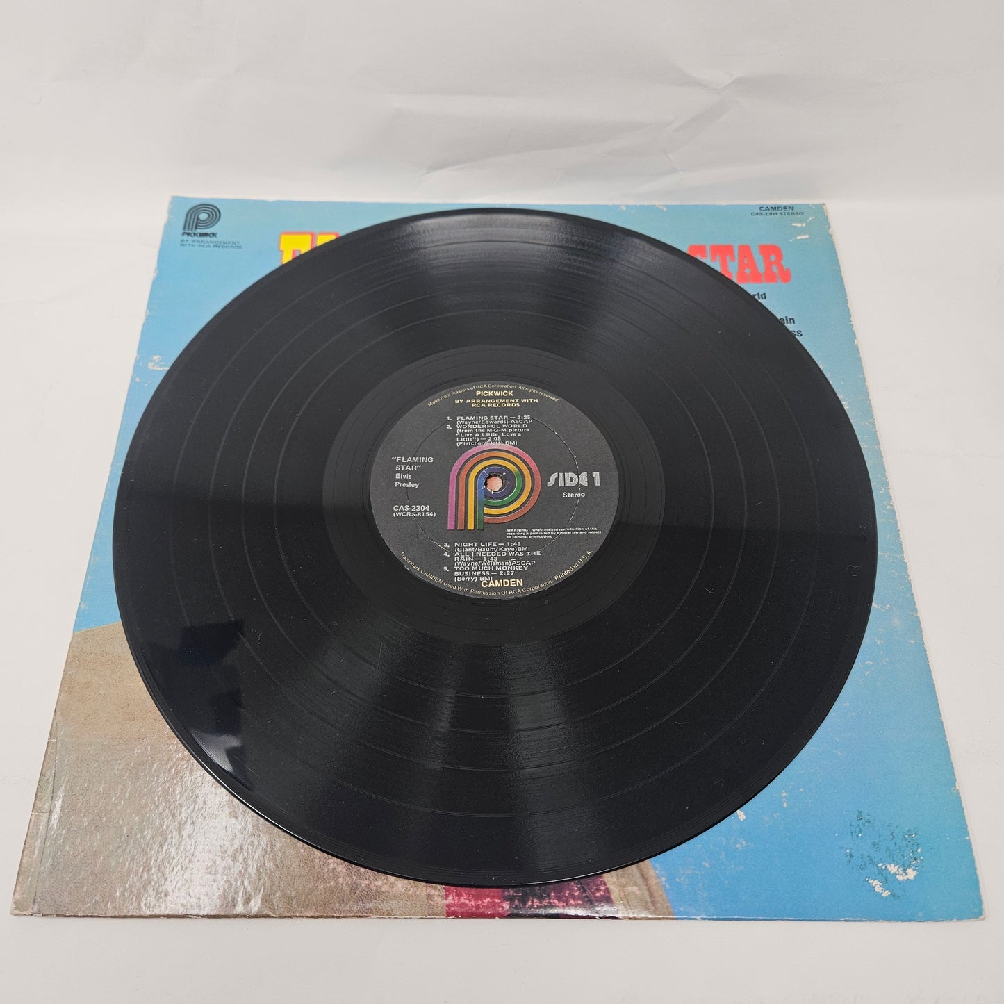 Elvis Presley : Elvis Sings Flaming Star (LP,Album,Reissue)