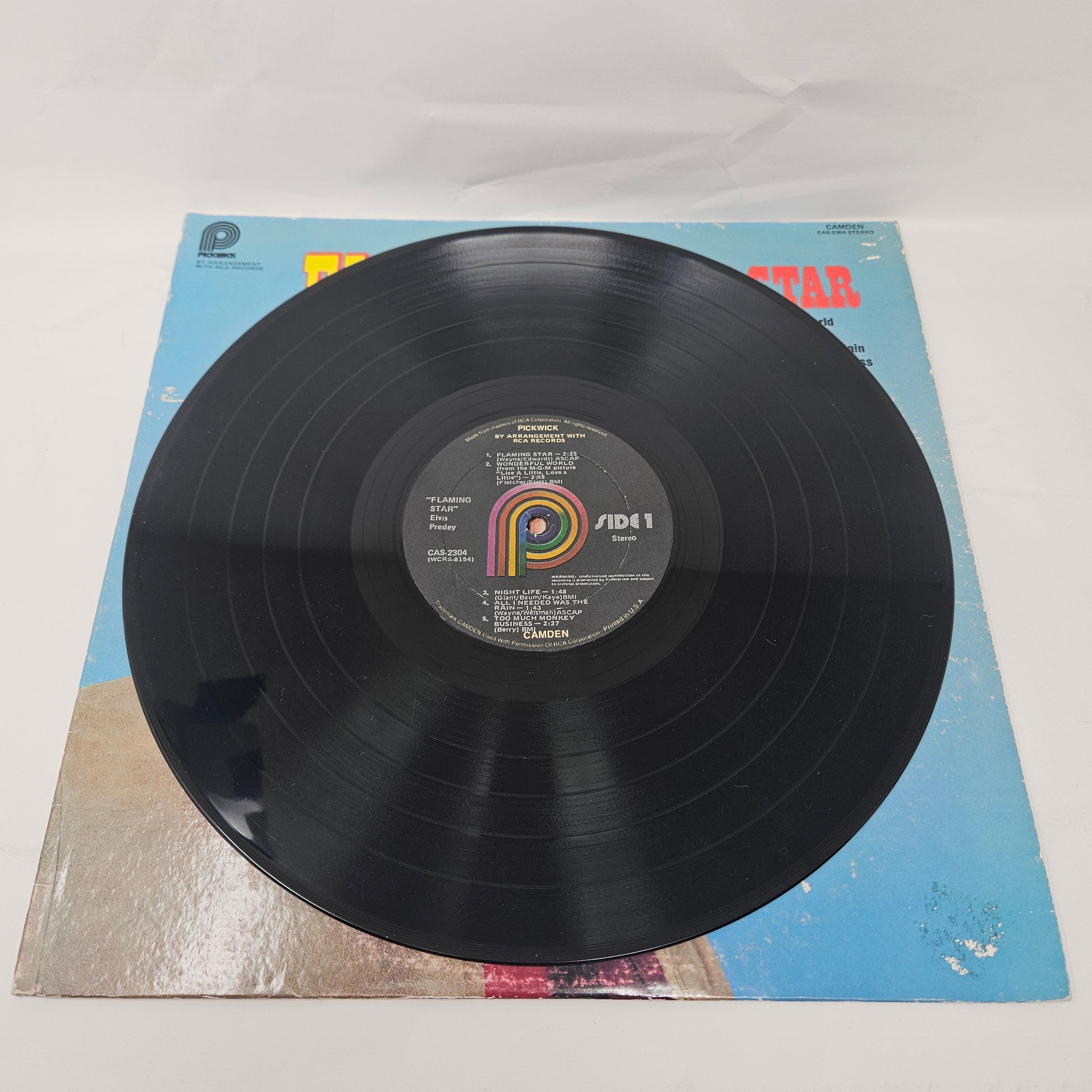 Elvis Presley : Elvis Sings Flaming Star (LP,Album,Reissue)