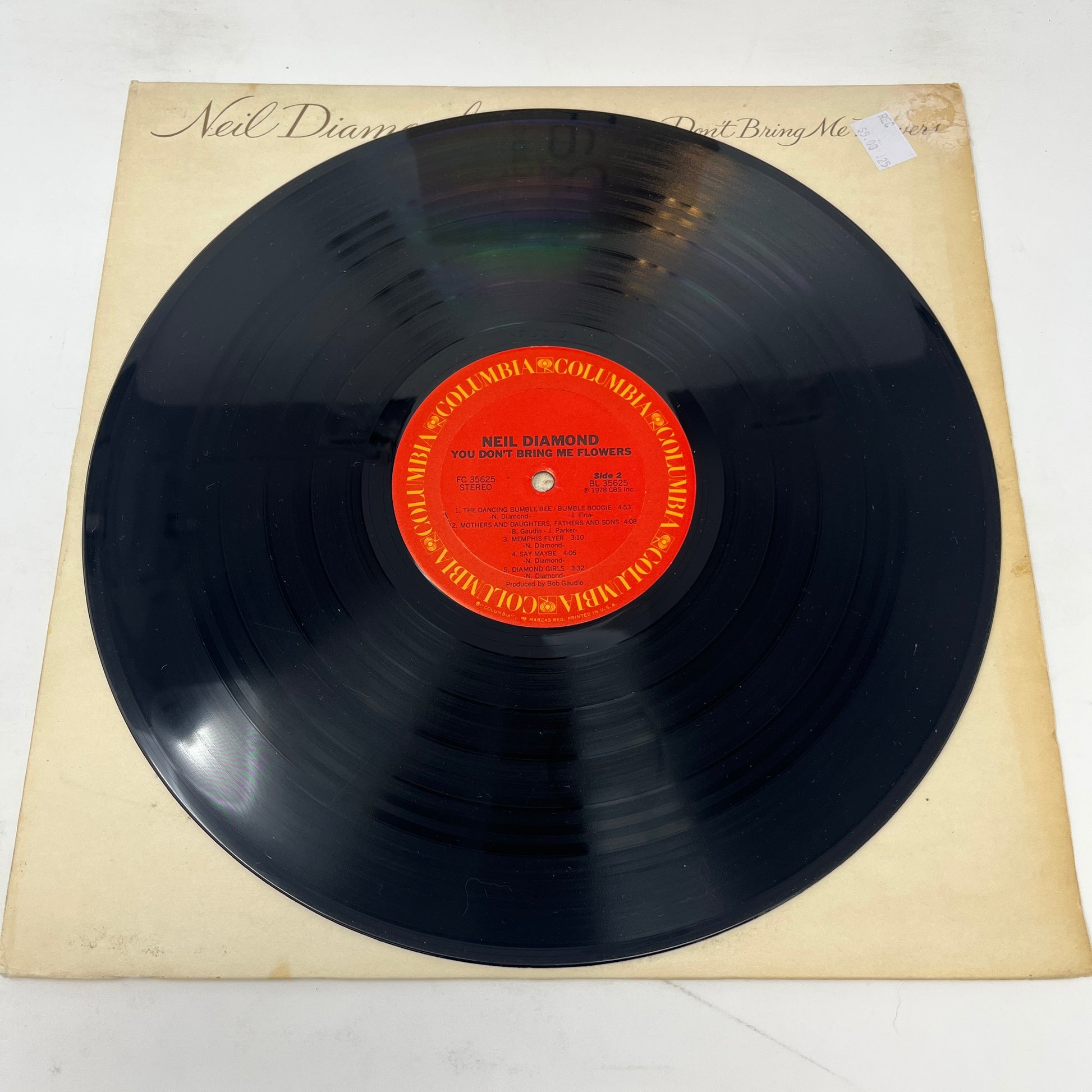 Neil Diamond : You Don't Bring Me Flowers (LP,Album)