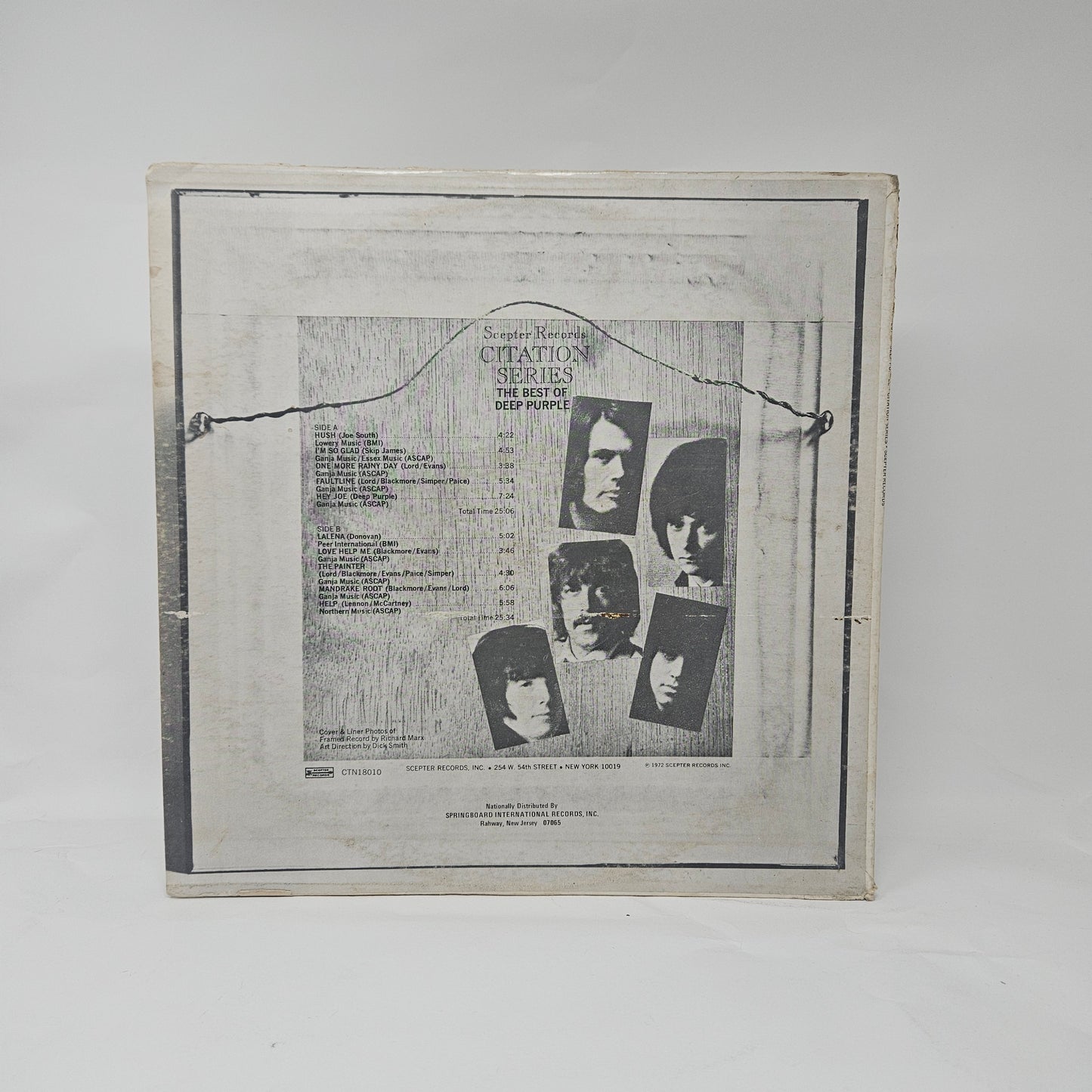 Deep Purple : The Best Of Deep Purple (LP,Compilation)