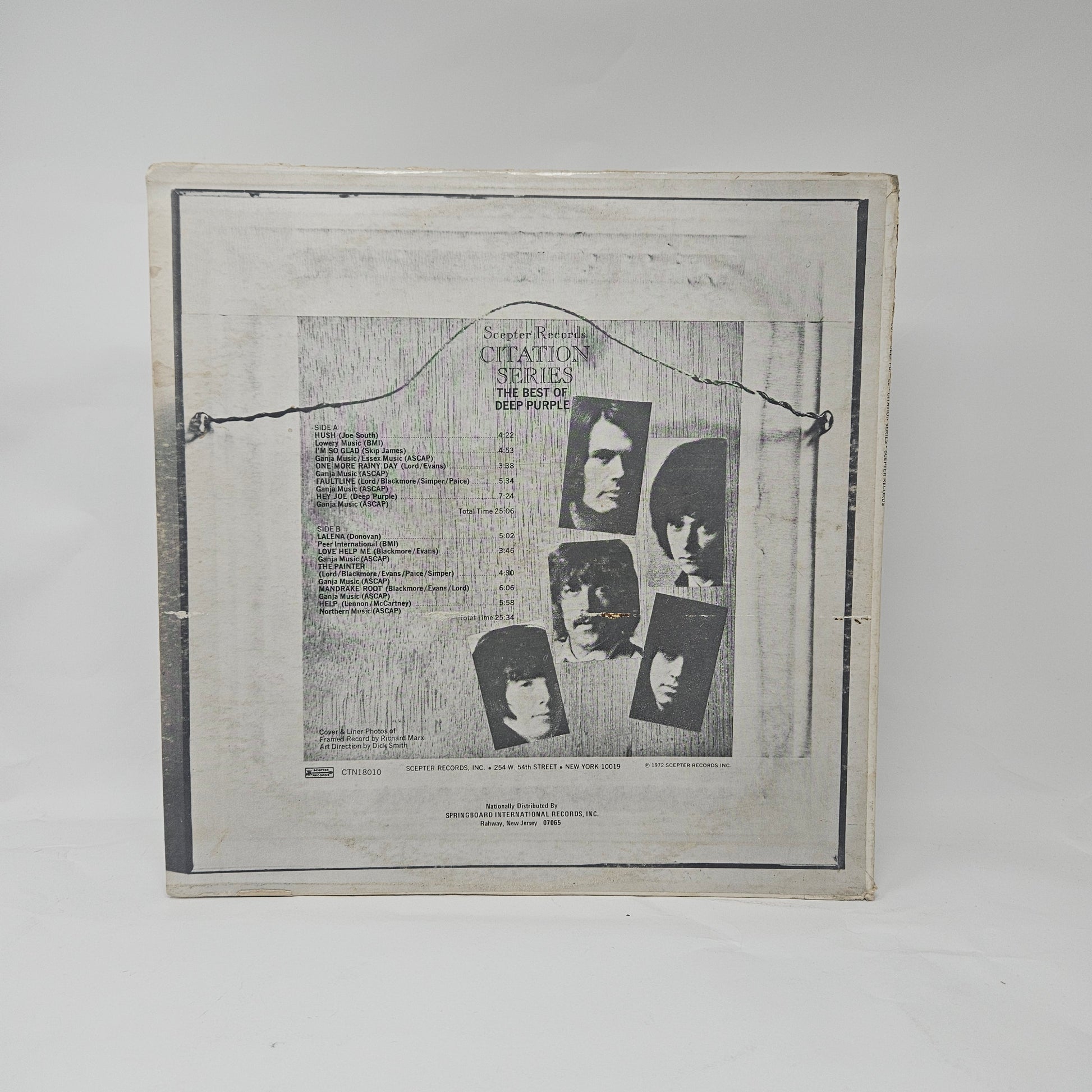 Deep Purple : The Best Of Deep Purple (LP,Compilation)