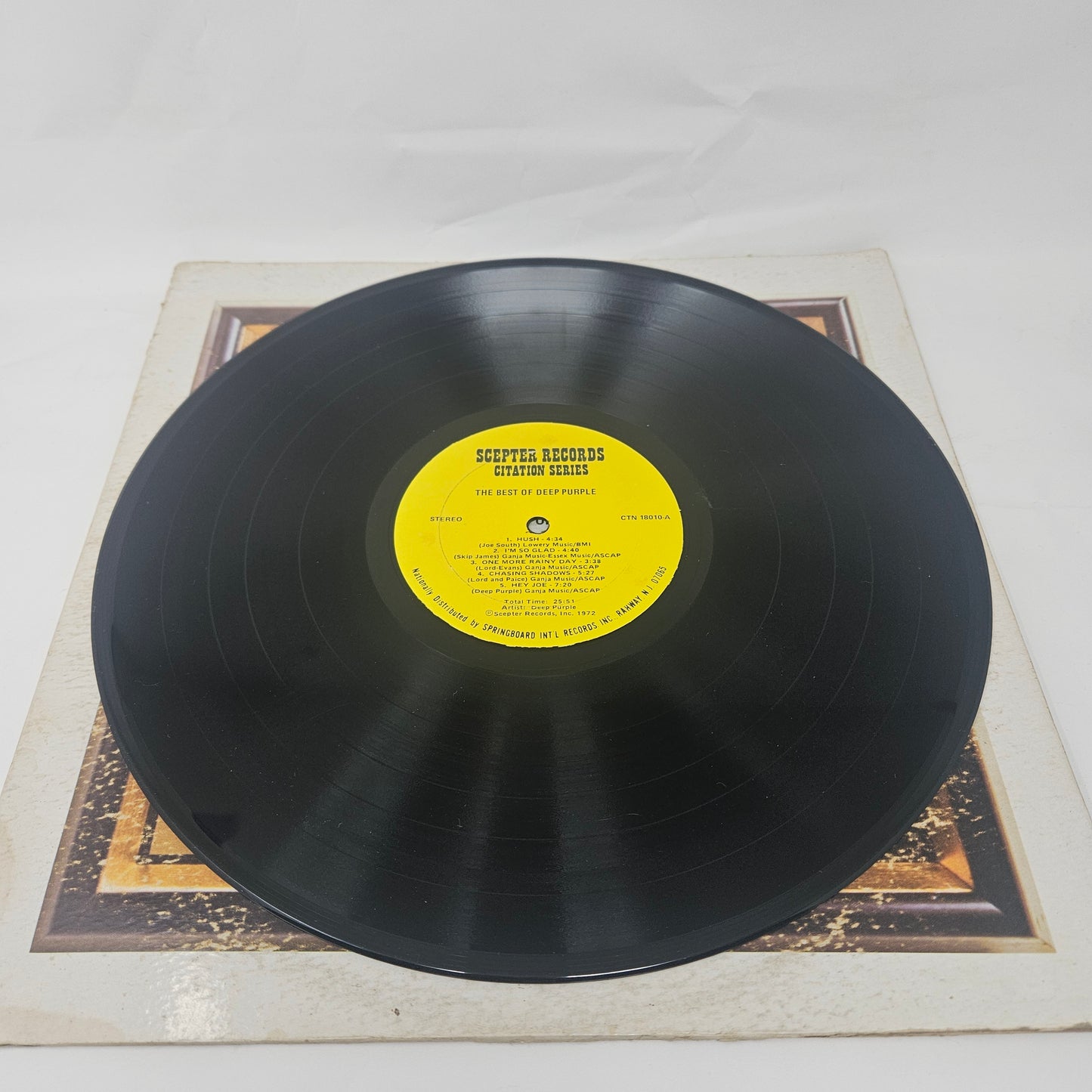 Deep Purple : The Best Of Deep Purple (LP,Compilation)