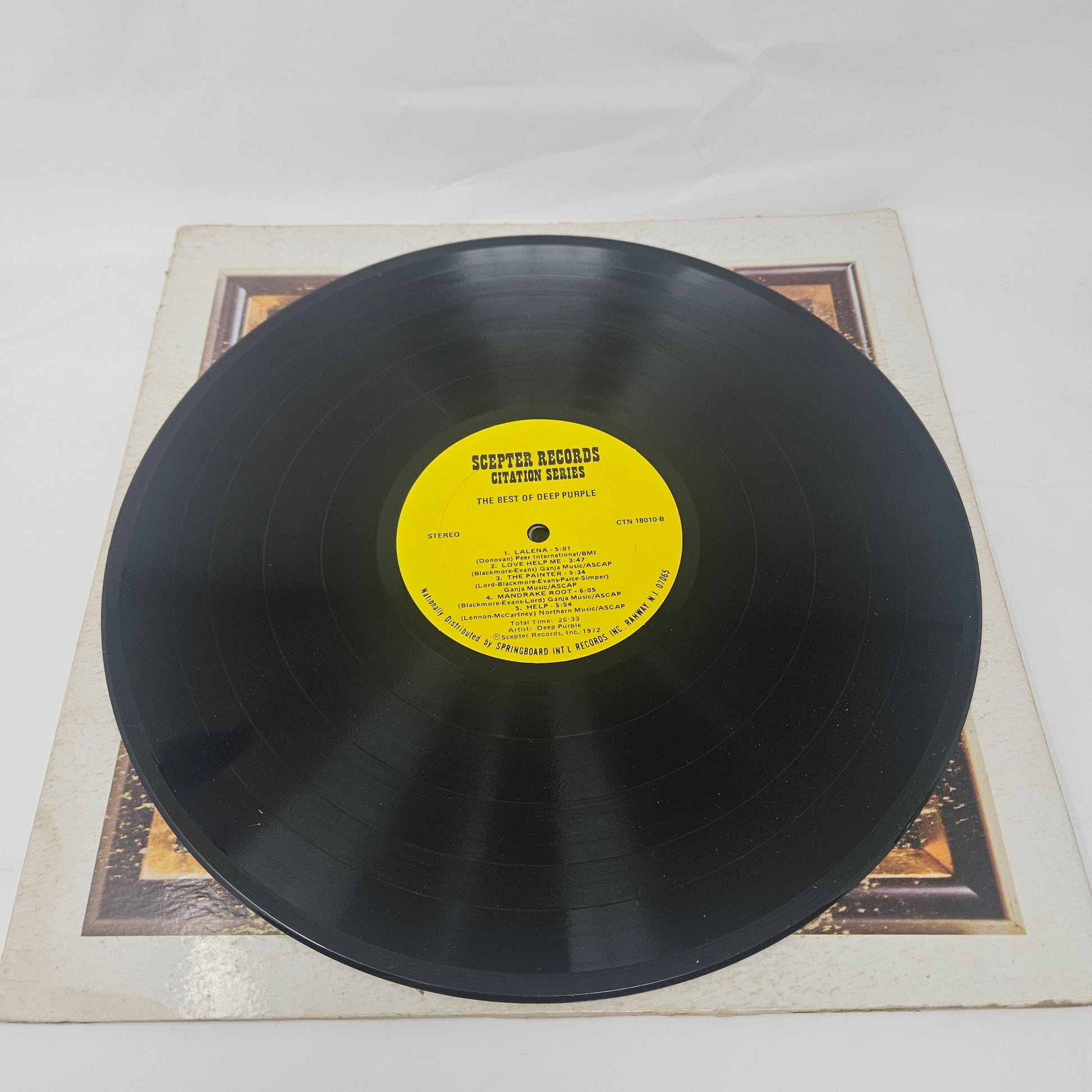 Deep Purple : The Best Of Deep Purple (LP,Compilation)