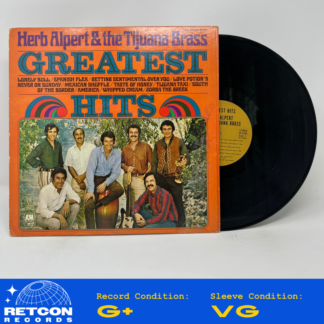 Herb Alpert & The Tijuana Brass : Greatest Hits (LP,Compilation,Stereo)