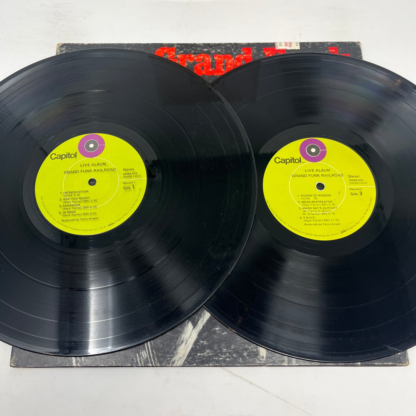 Grand Funk Railroad : Live Album (LP,Album)