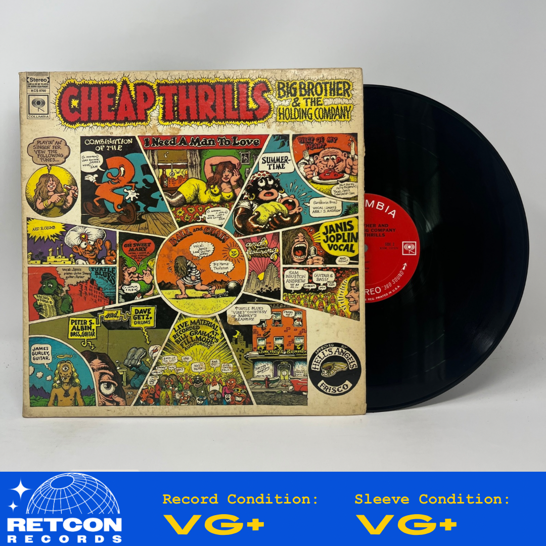 Big Brother & The Holding Company : Cheap Thrills (LP,Album,Repress)