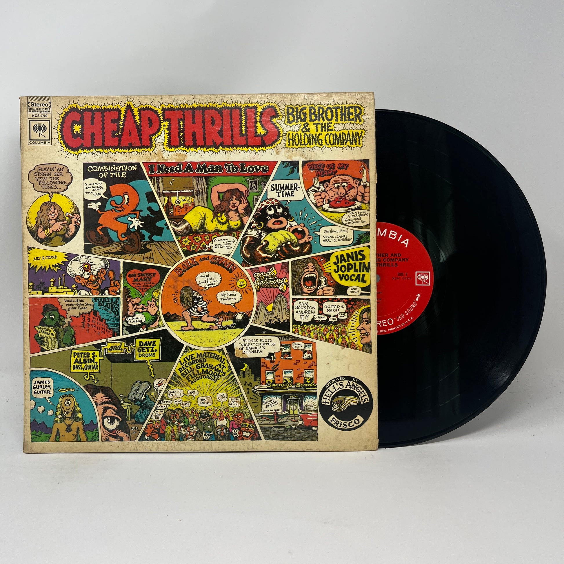 Big Brother & The Holding Company : Cheap Thrills (LP,Album,Repress)