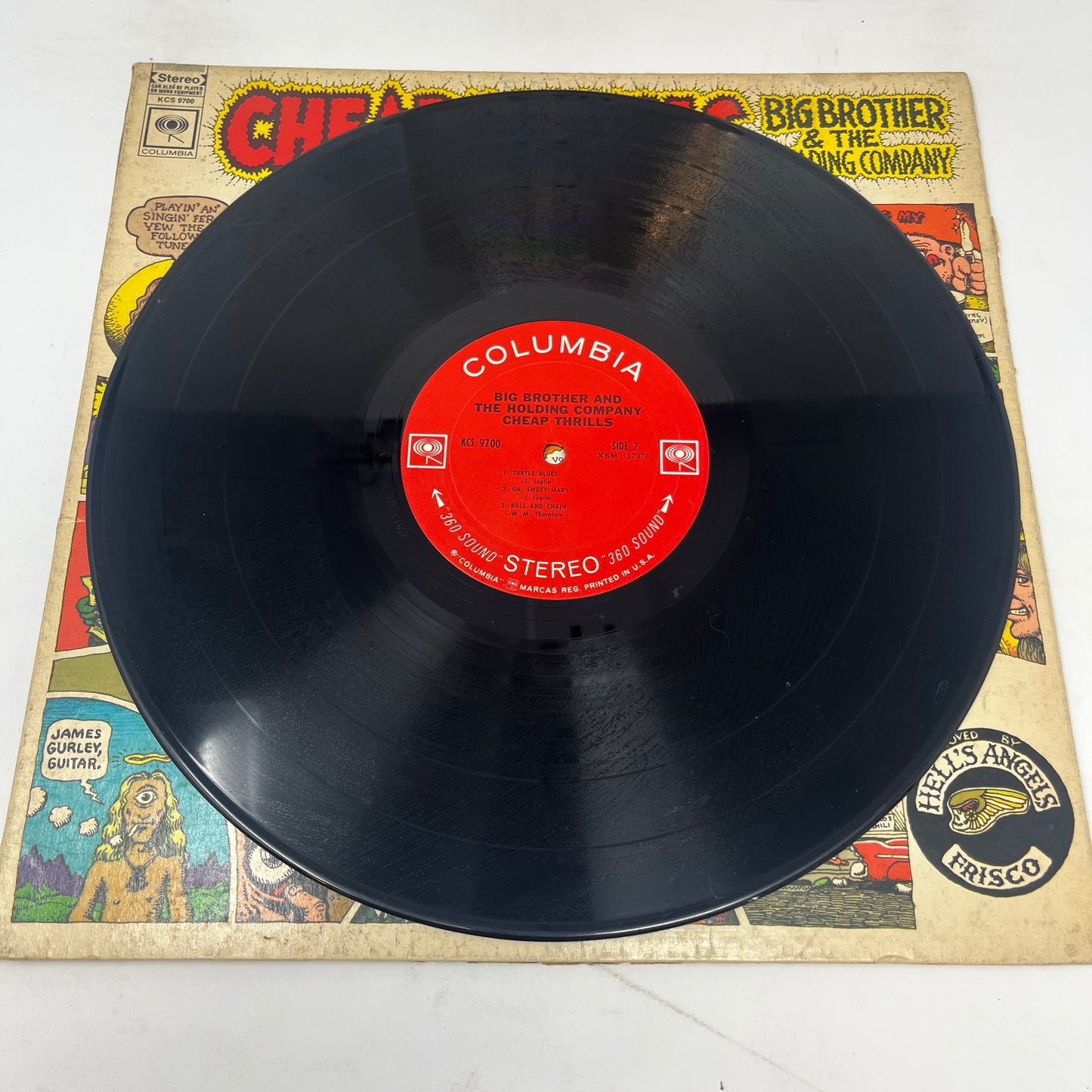 Big Brother & The Holding Company : Cheap Thrills (LP,Album,Repress)