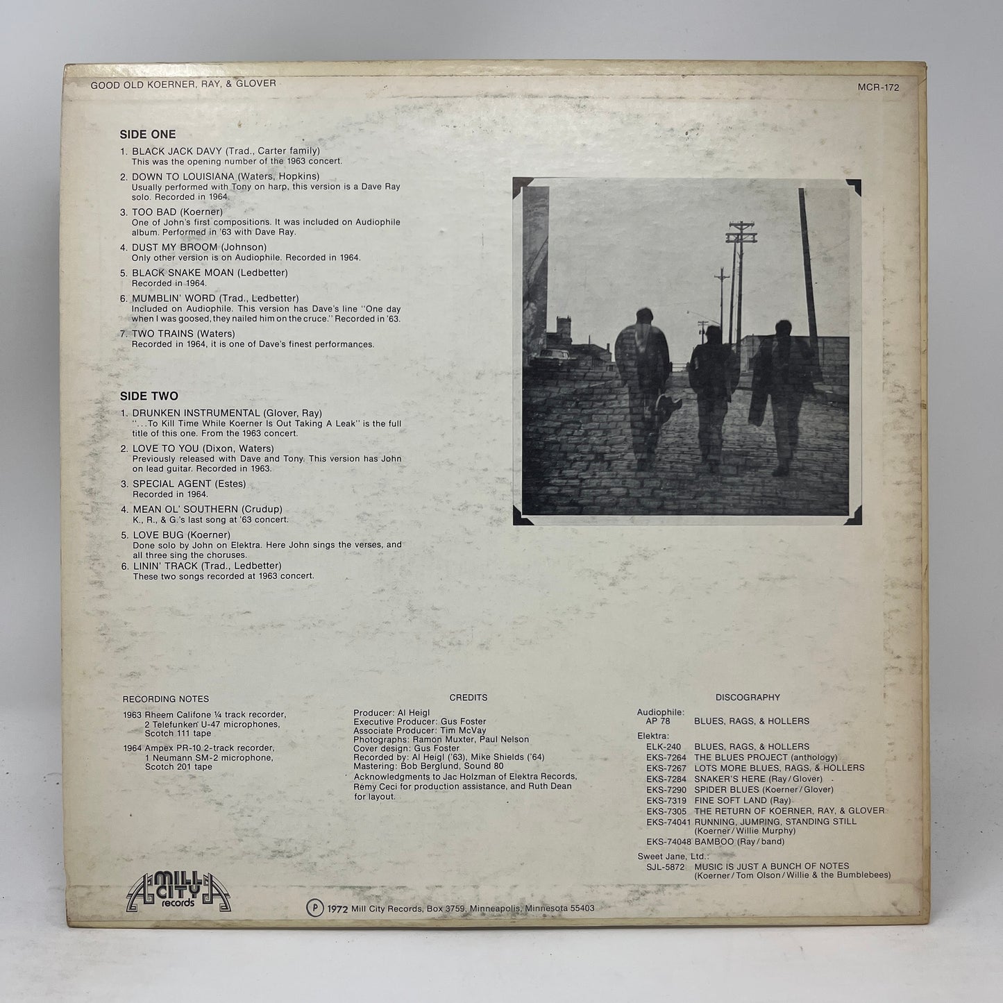 Koerner, Ray & Glover : Good Old Koerner, Ray, & Glover (LP,Album,Stereo)