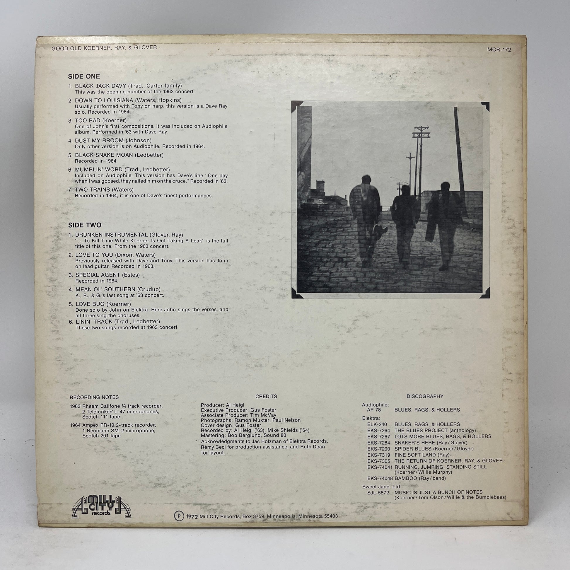 Koerner, Ray & Glover : Good Old Koerner, Ray, & Glover (LP,Album,Stereo)
