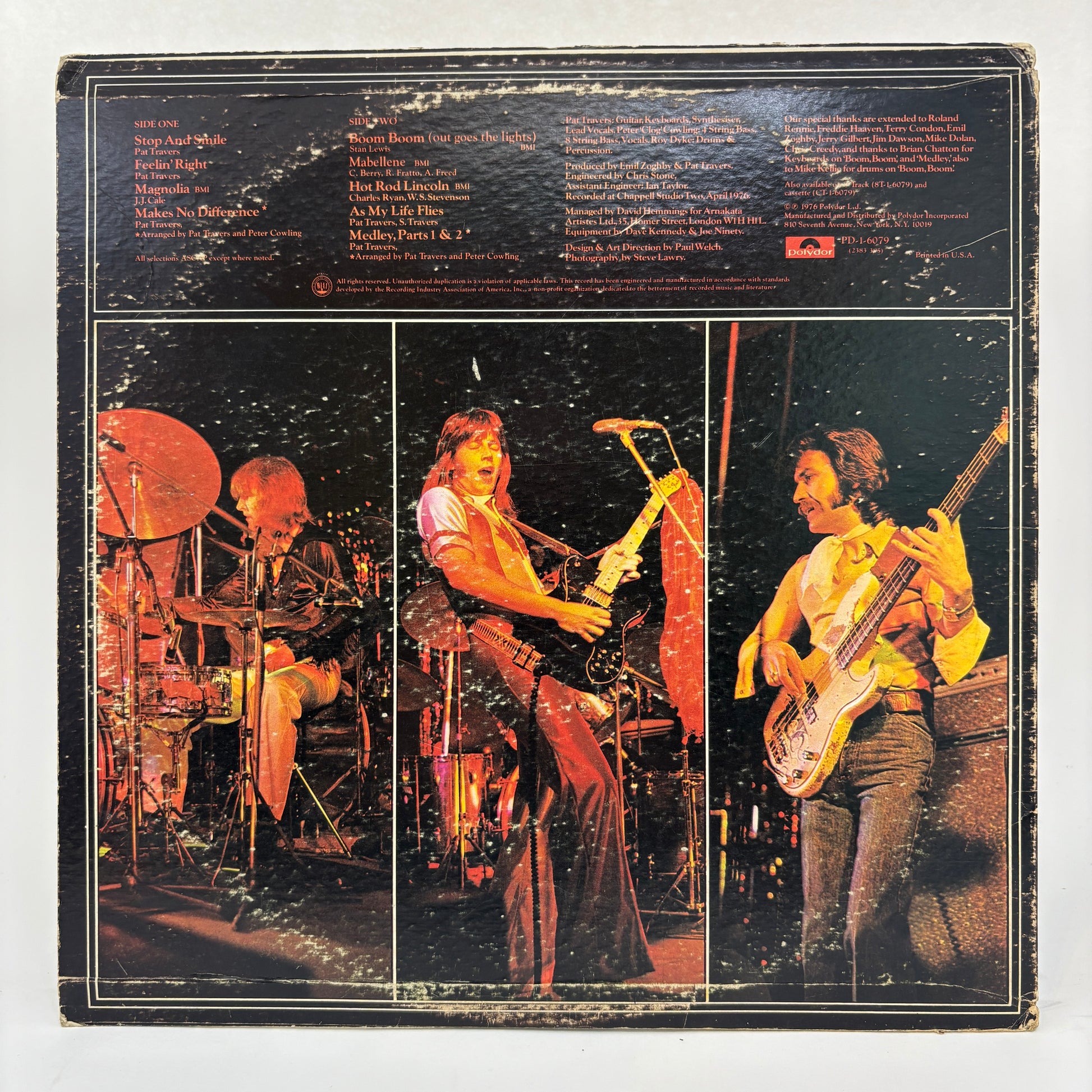 Pat Travers : Pat Travers (LP,Album,Promo)