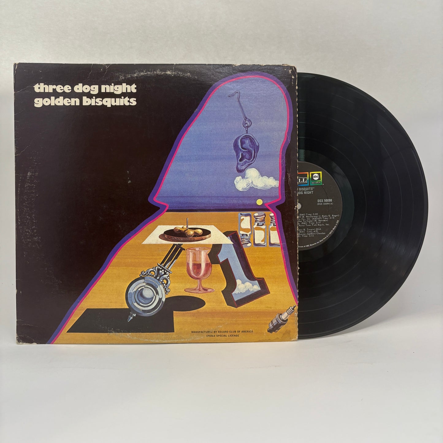 Three Dog Night : Golden Bisquits (LP,Compilation,Club Edition,Stereo)