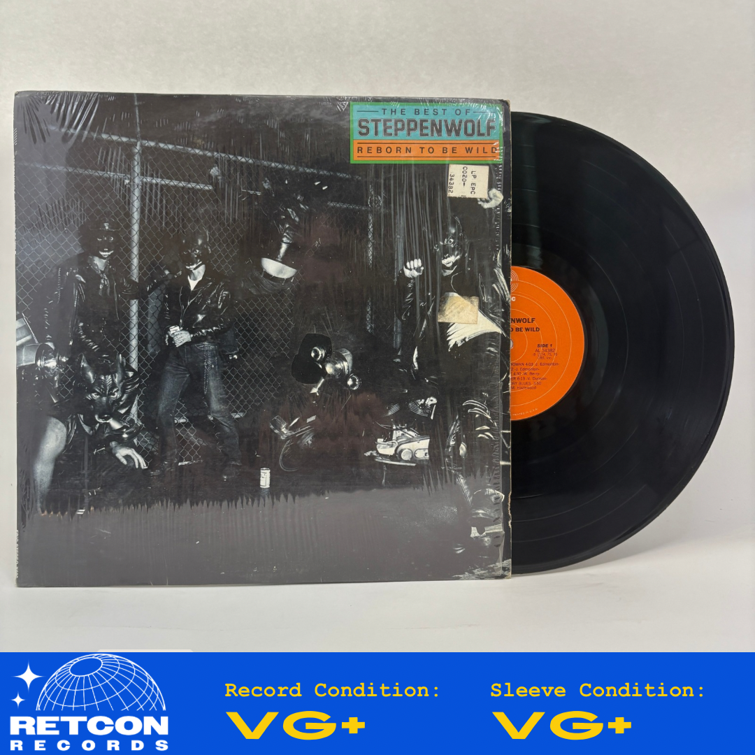 Steppenwolf : The Best Of Steppenwolf - Reborn To Be Wild (LP,Compilation,Stereo)