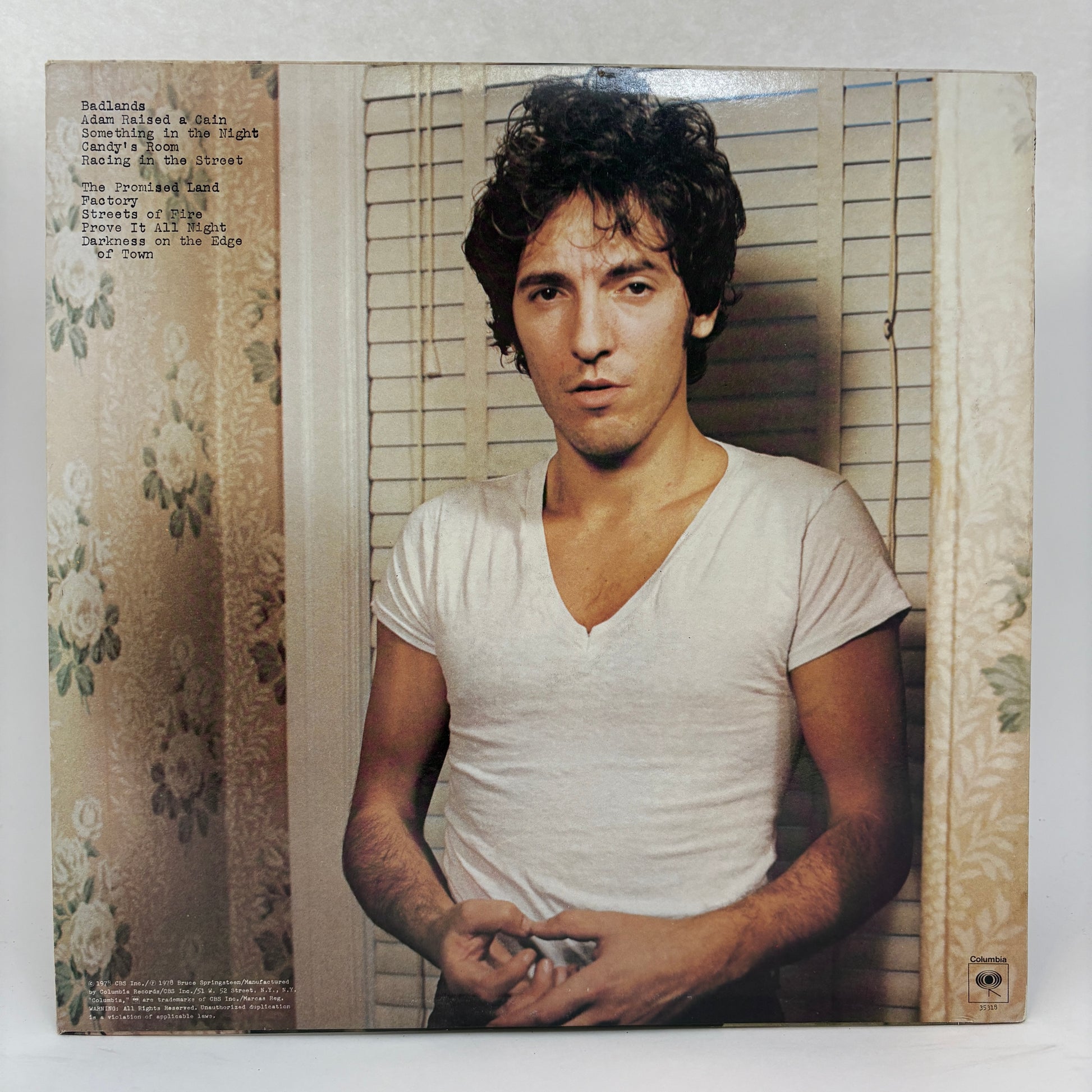 Bruce Springsteen : Darkness On The Edge Of Town (LP,Album)